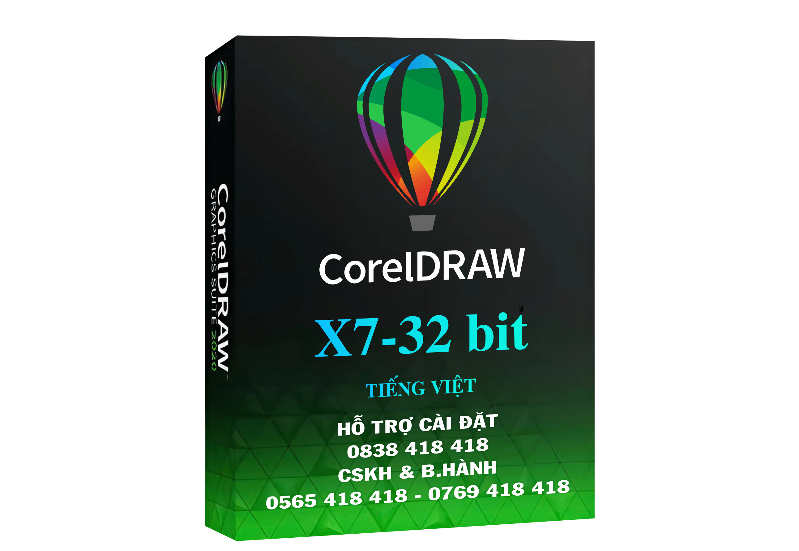 Phần Mềm CorelDRAW X7-32 bit Tiếng Việt