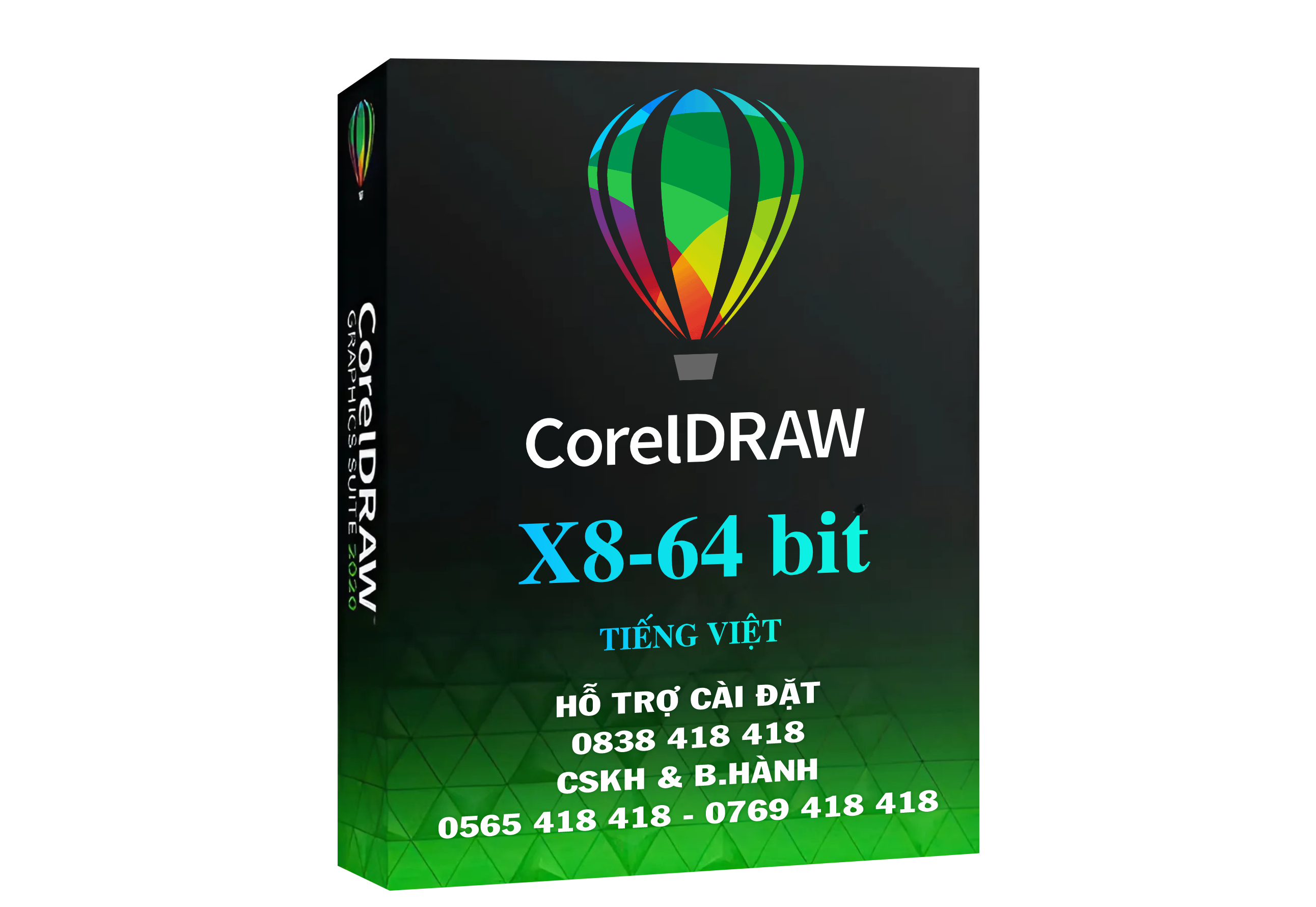 Phần Mềm CorelDRAW X8-64 bit Tiếng Việt