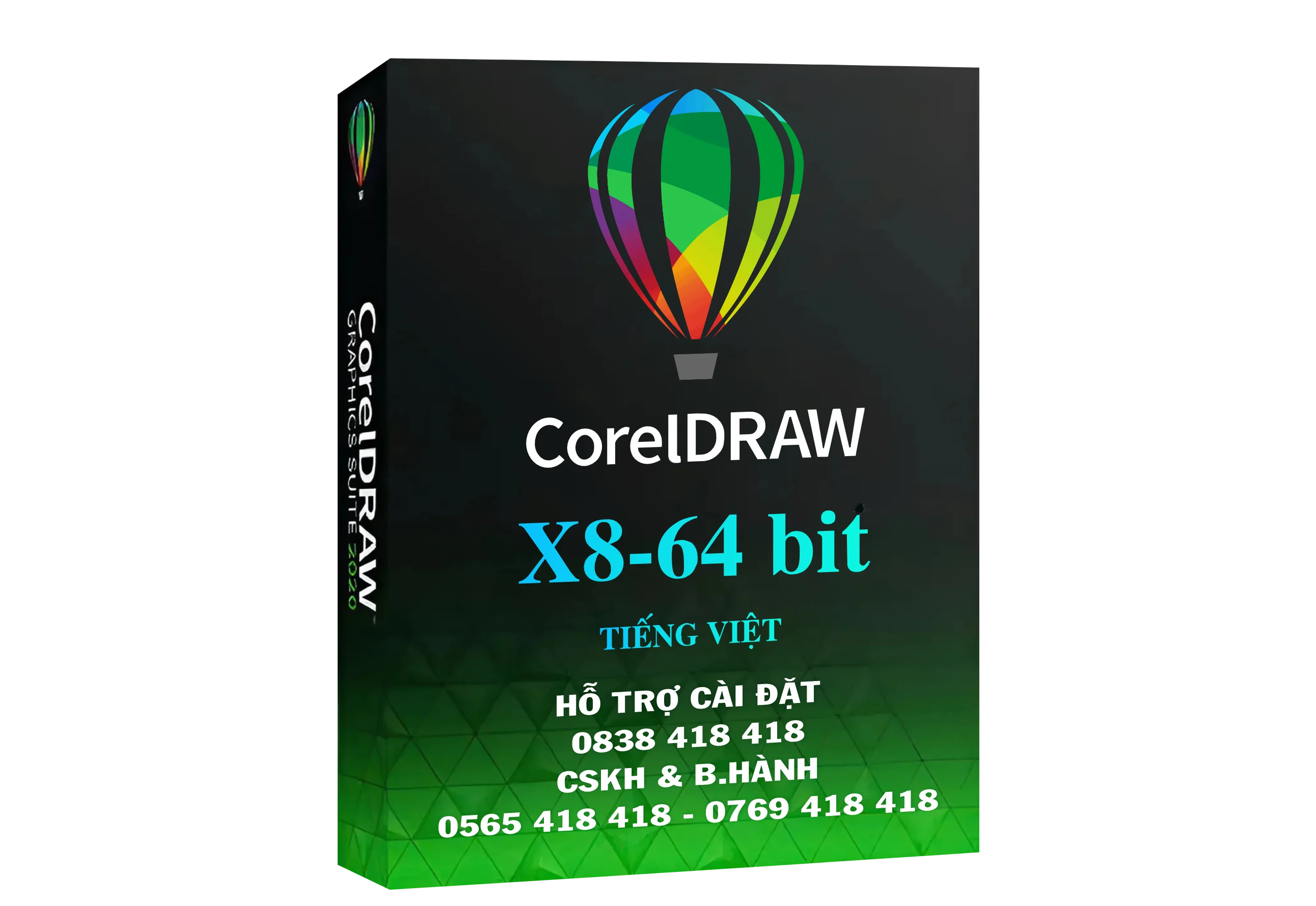 CorelDRAW X8-64 bit Tiếng Việt
