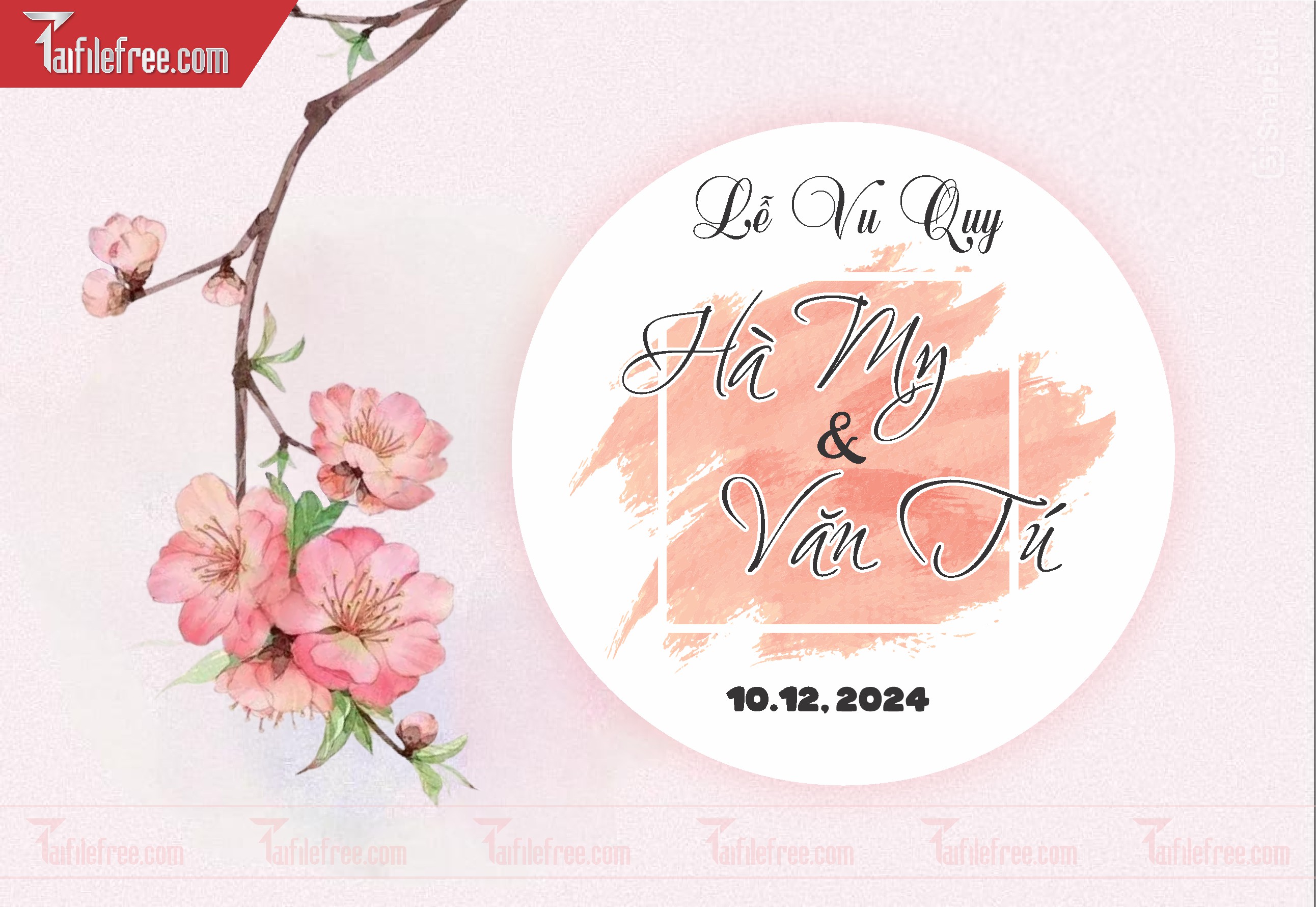 File Thiết Kế Bảng Tên Tiệc Cưới BC09