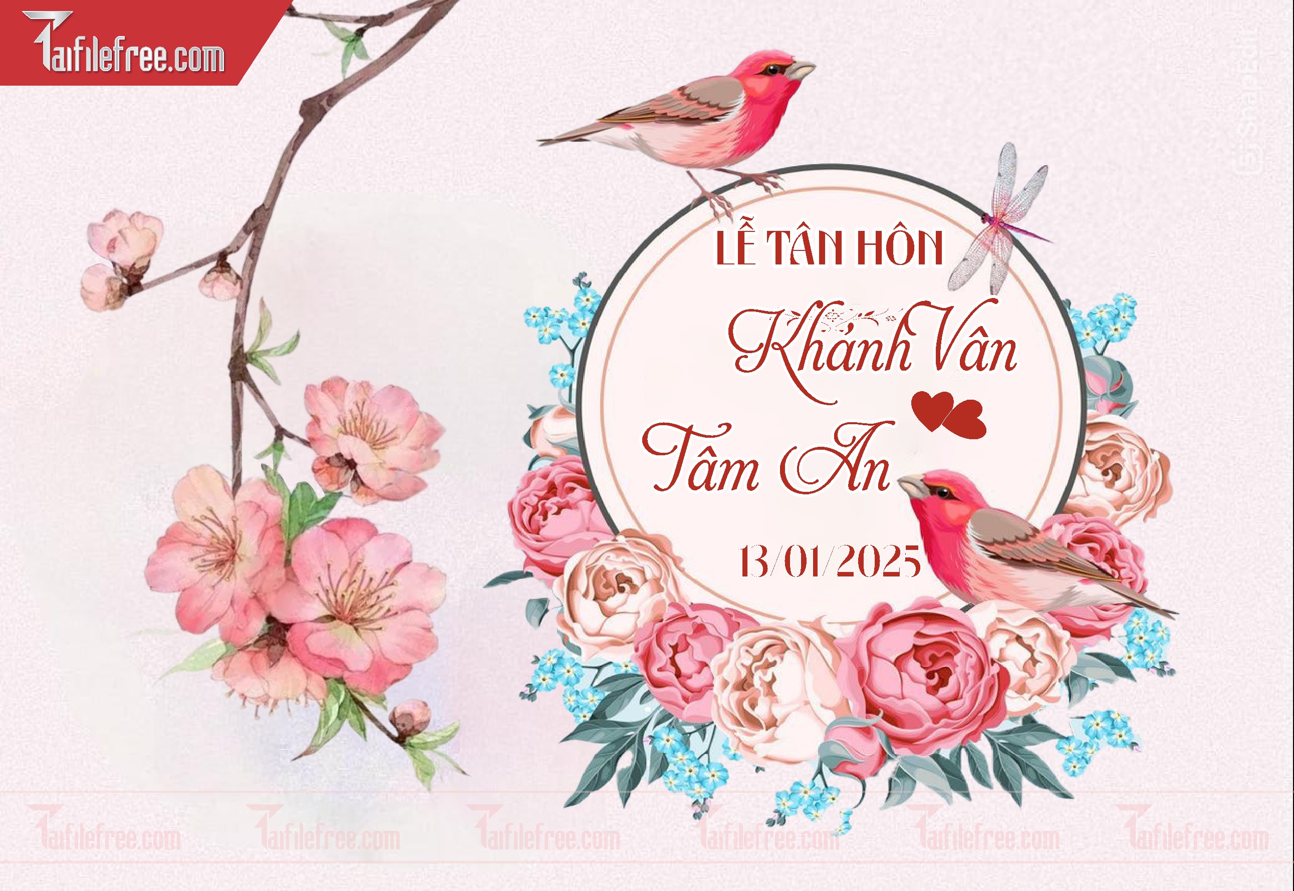 File Thiết Kế Bảng Tên Tiệc Cưới  BC30