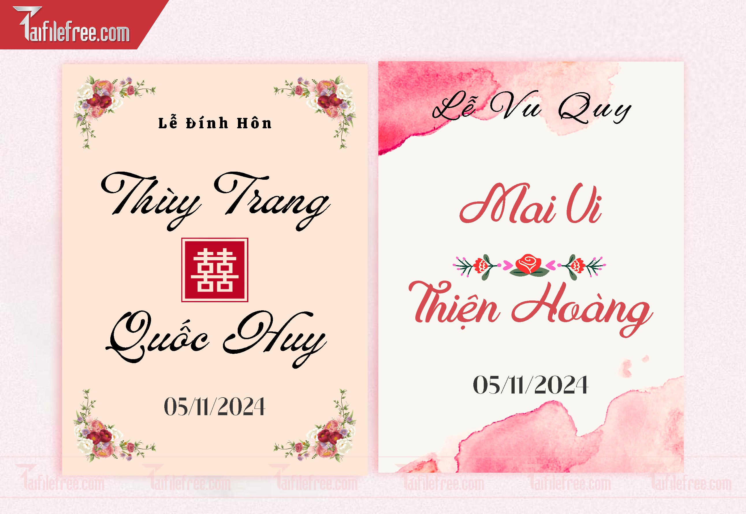 File Thiết Kế Bảng Tên Tiệc Cưới BC32