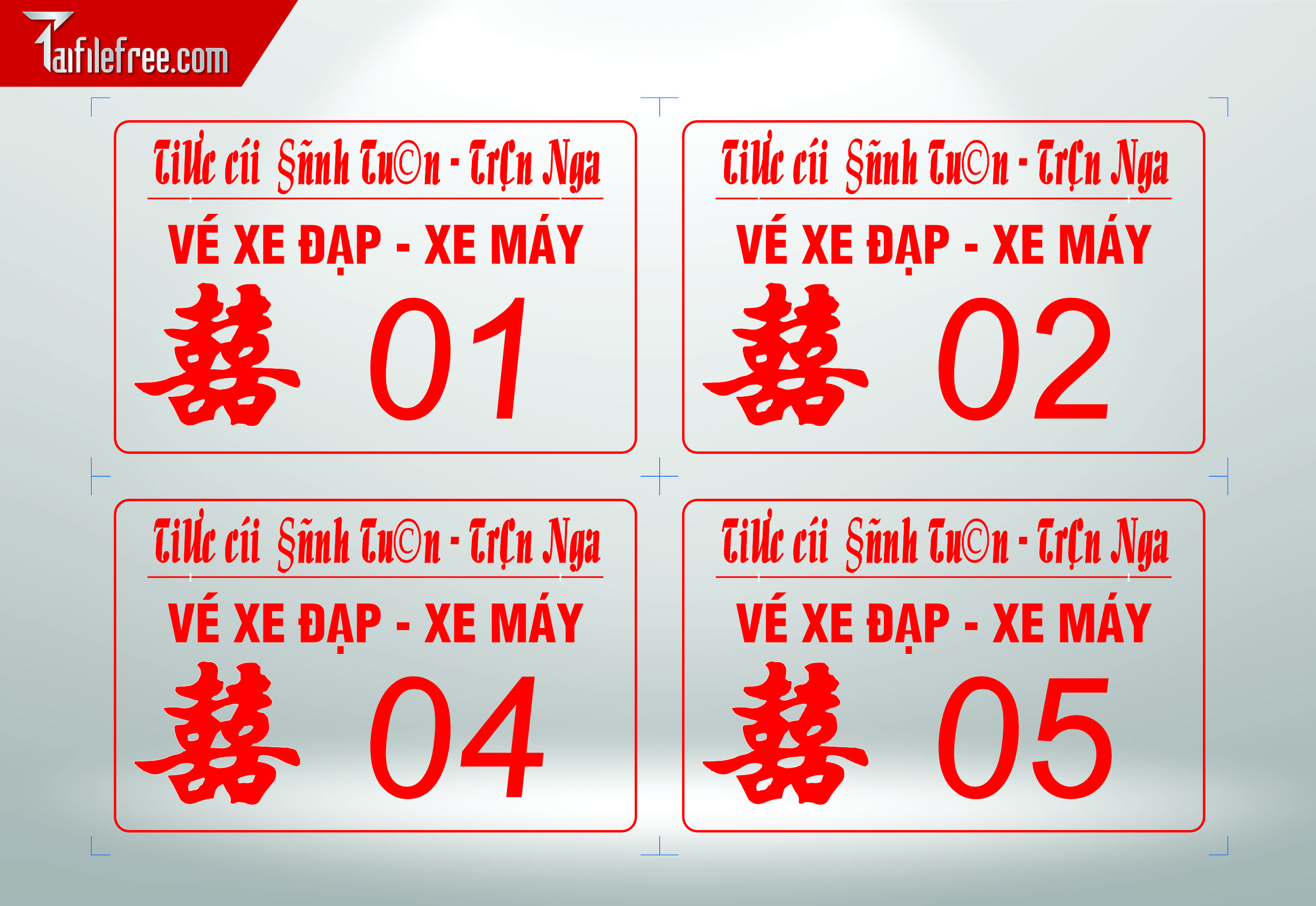 Vé xe dùng trong Đám cướii_BC38