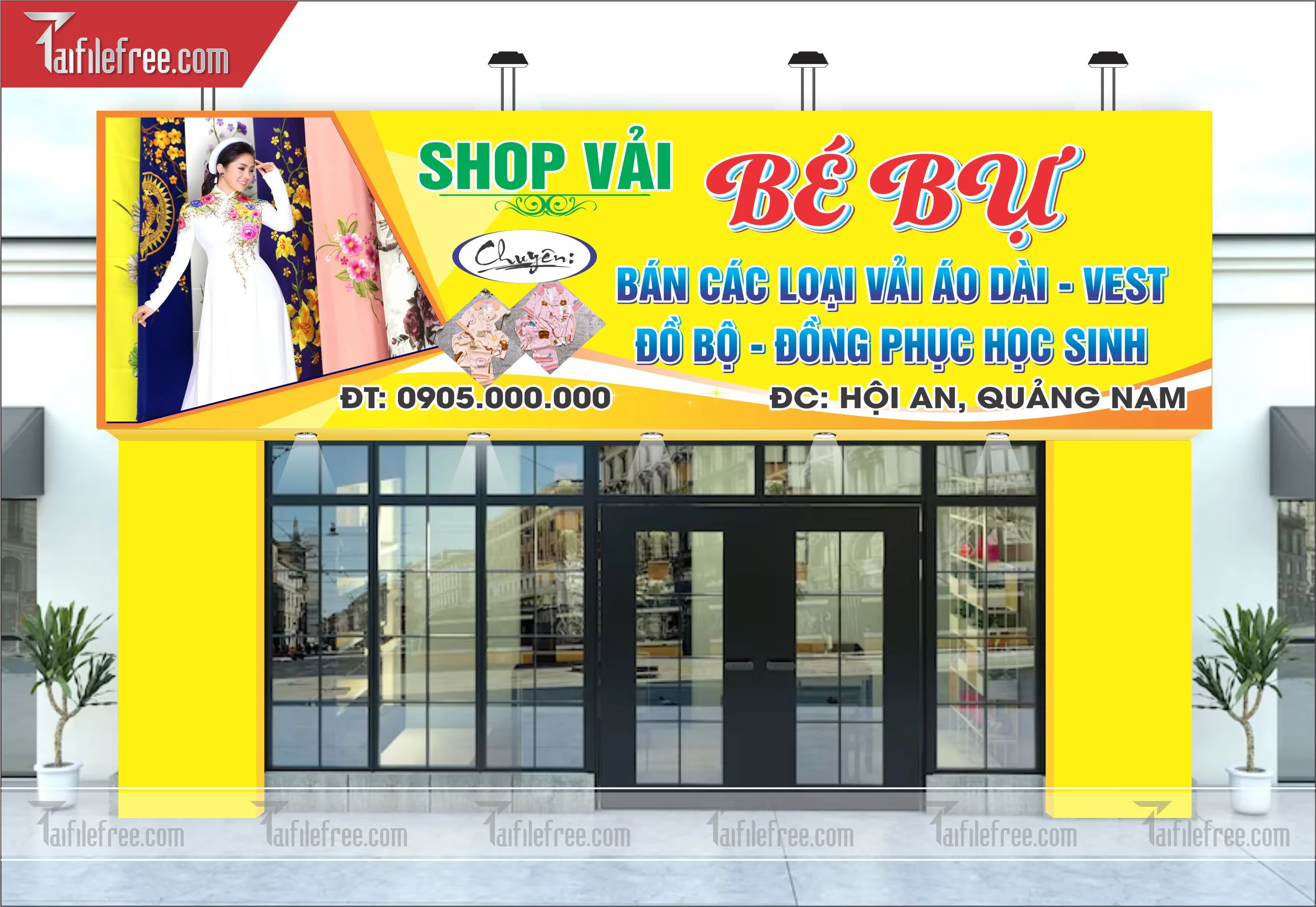 Biển bảng quảng cáo  cửa hàng  thời trang_BH10