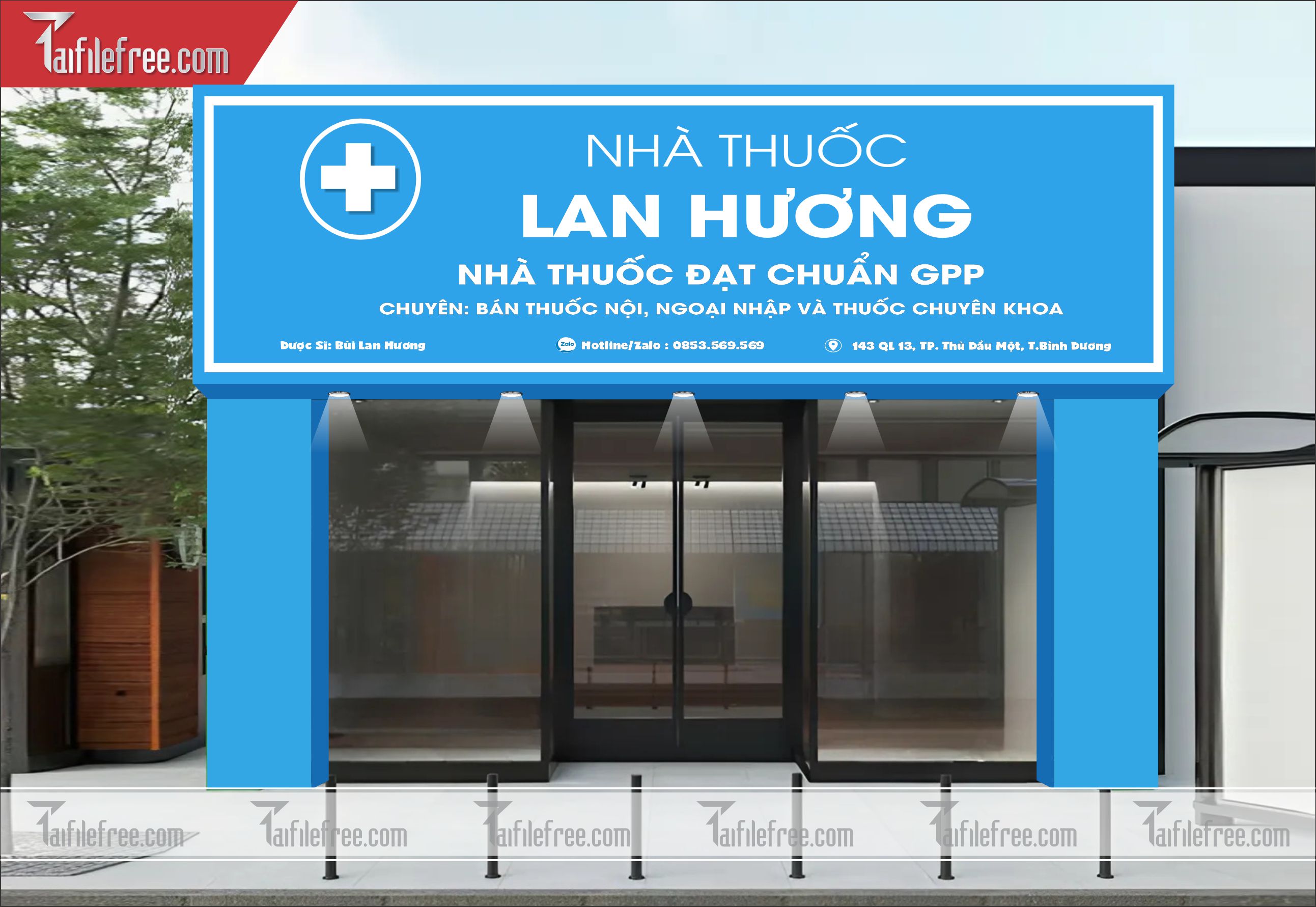 Biển Hiệu, Bảng Quảng Cáo Nhà Thuốc _BH102