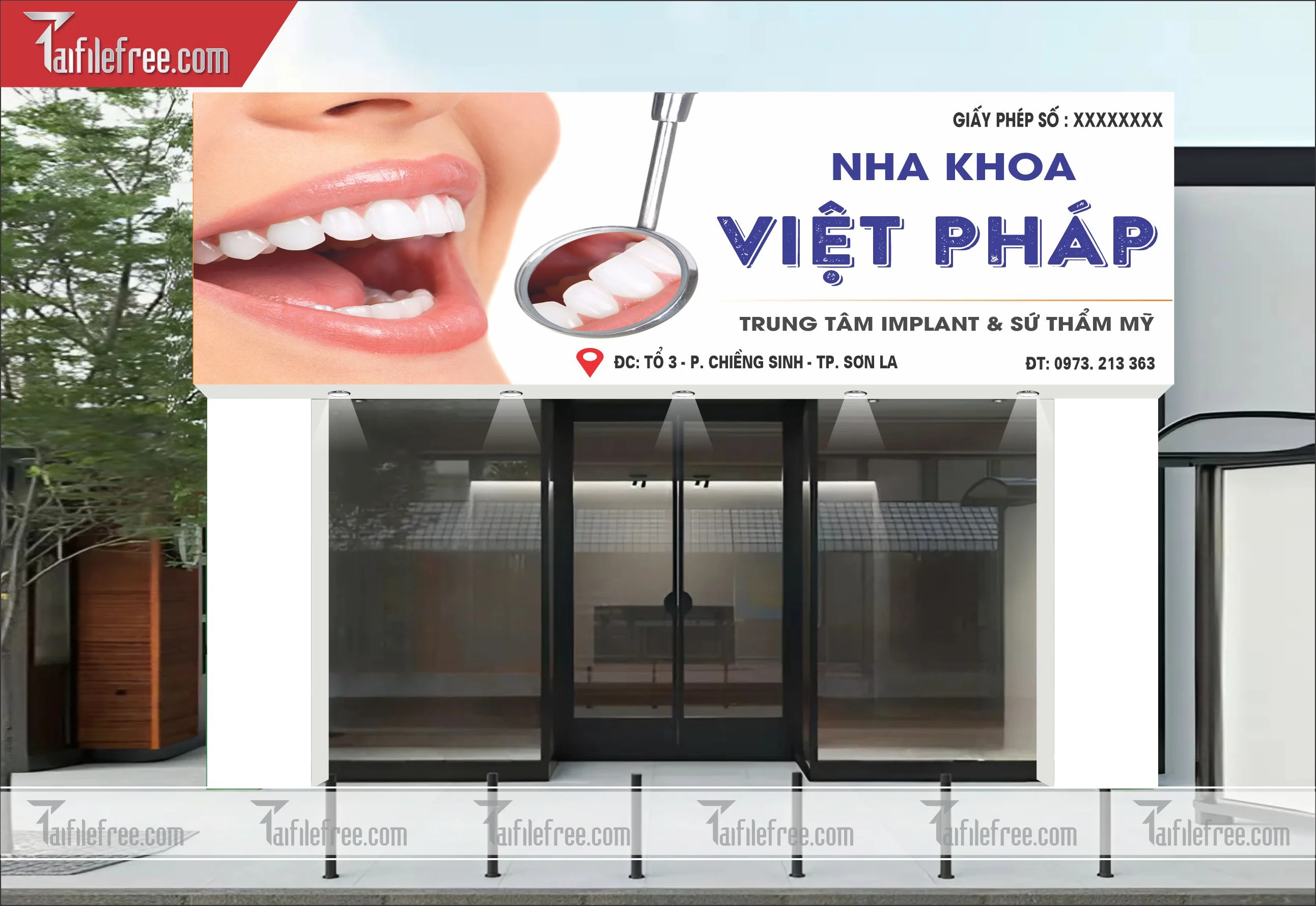 Biển Hiệu, Bảng Quảng Cáo Nha Khoa _BH106