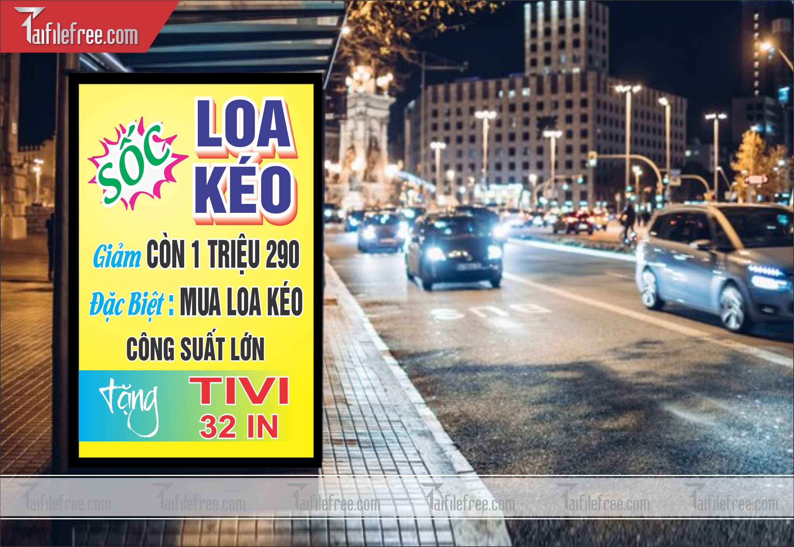 Biển Hiệu, Bảng Vẫy Loa Kéo, Điện Máy _BH121
