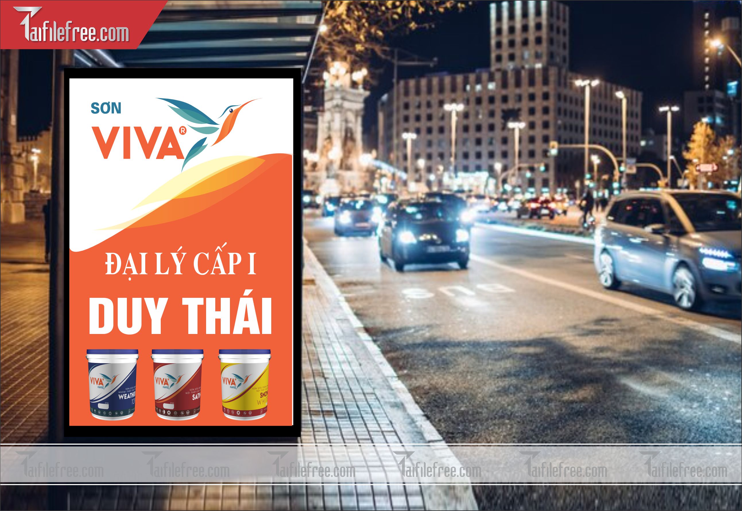 Biển Hiệu, Bảng Vẫy Đại Lý Sơn _BH127