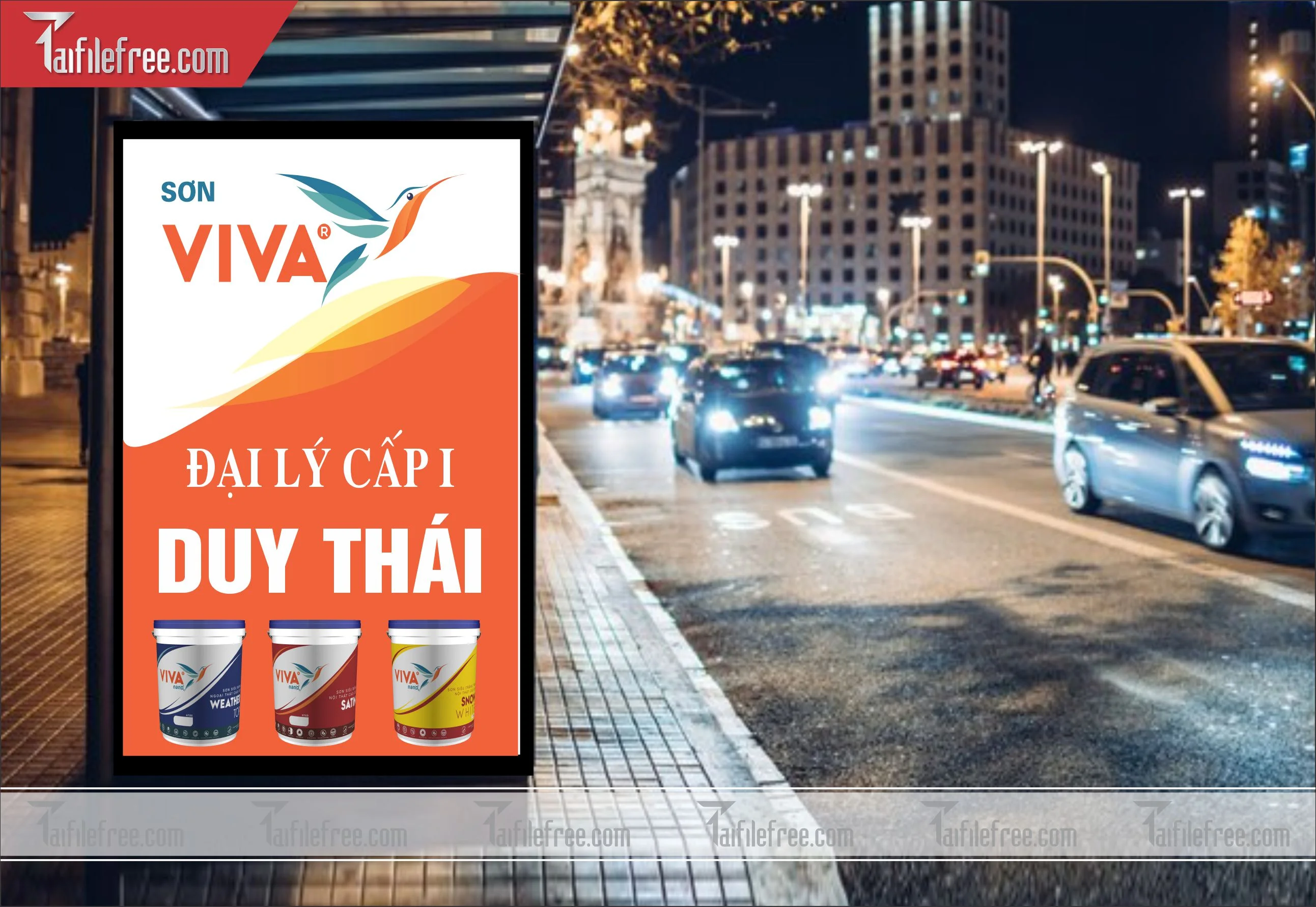 Biển Hiệu, Bảng Vẫy Đại Lý Sơn _BH127