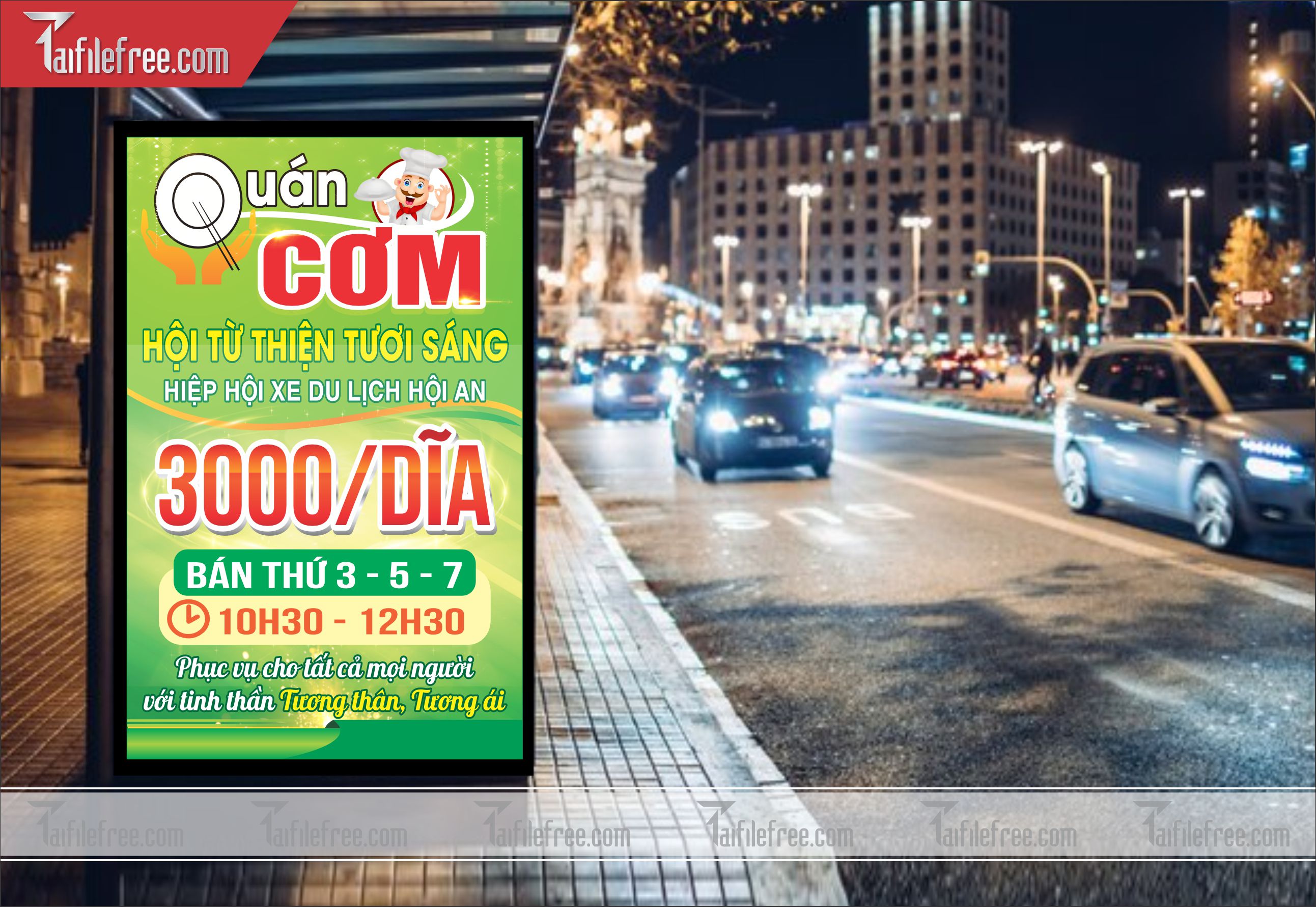 Biển Hiệu, Bảng Vẫy Quán Cơm_BH137