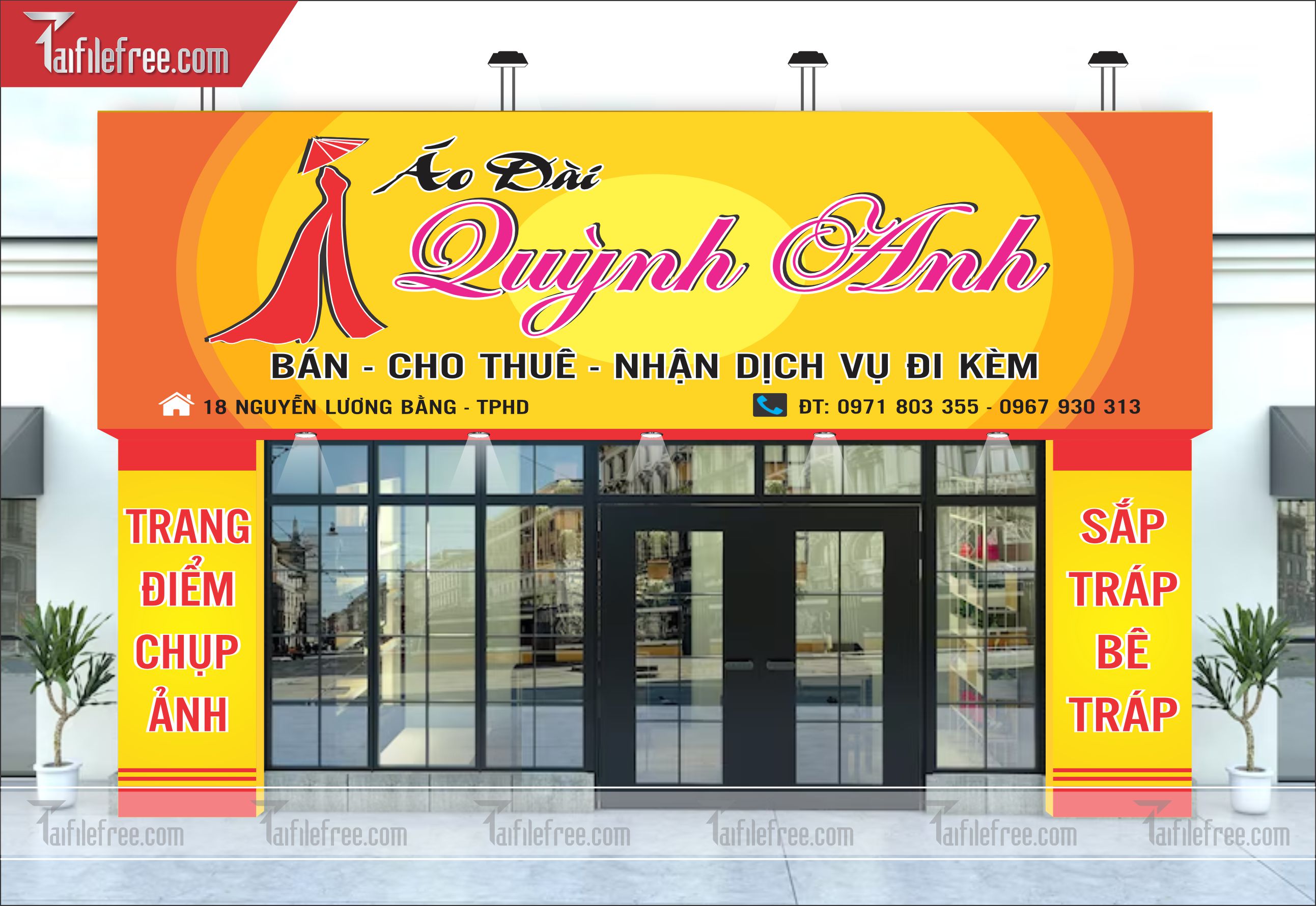 Biển bảng quảng cáo cửa hàng thời trang_BH14