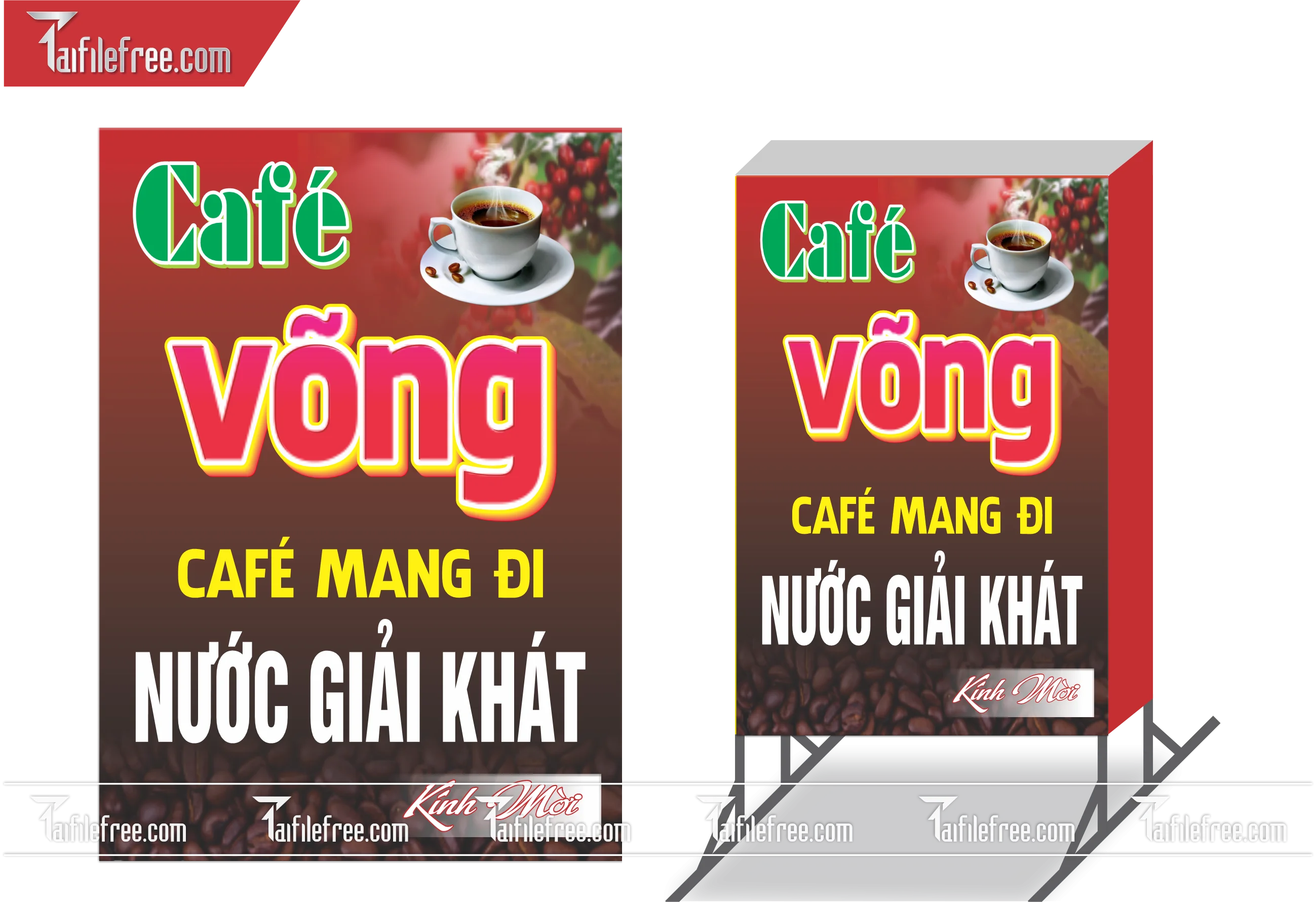 Biển Hiệu, Bảng Vẫy Hộp Đèn Cà Phê Võng  _BH148