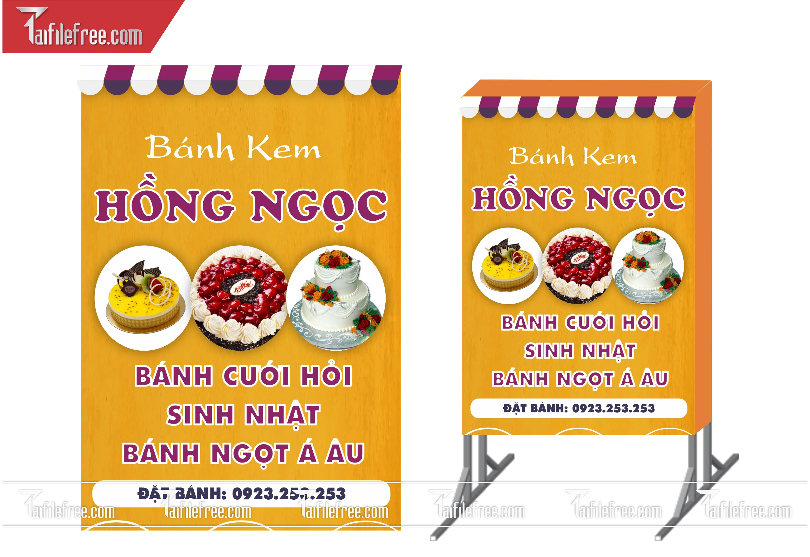 Biển Hiệu, Bảng Vẫy Hộp Đèn Tiệm Bánh _BH161