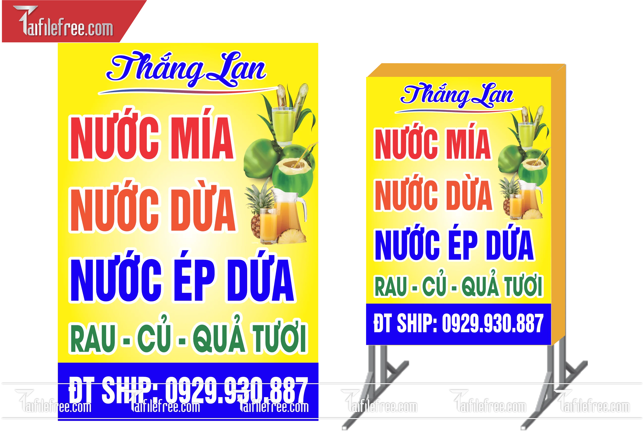 Biển Hiệu, Bảng Vẫy Hộp Đèn Quán Nước _BH163