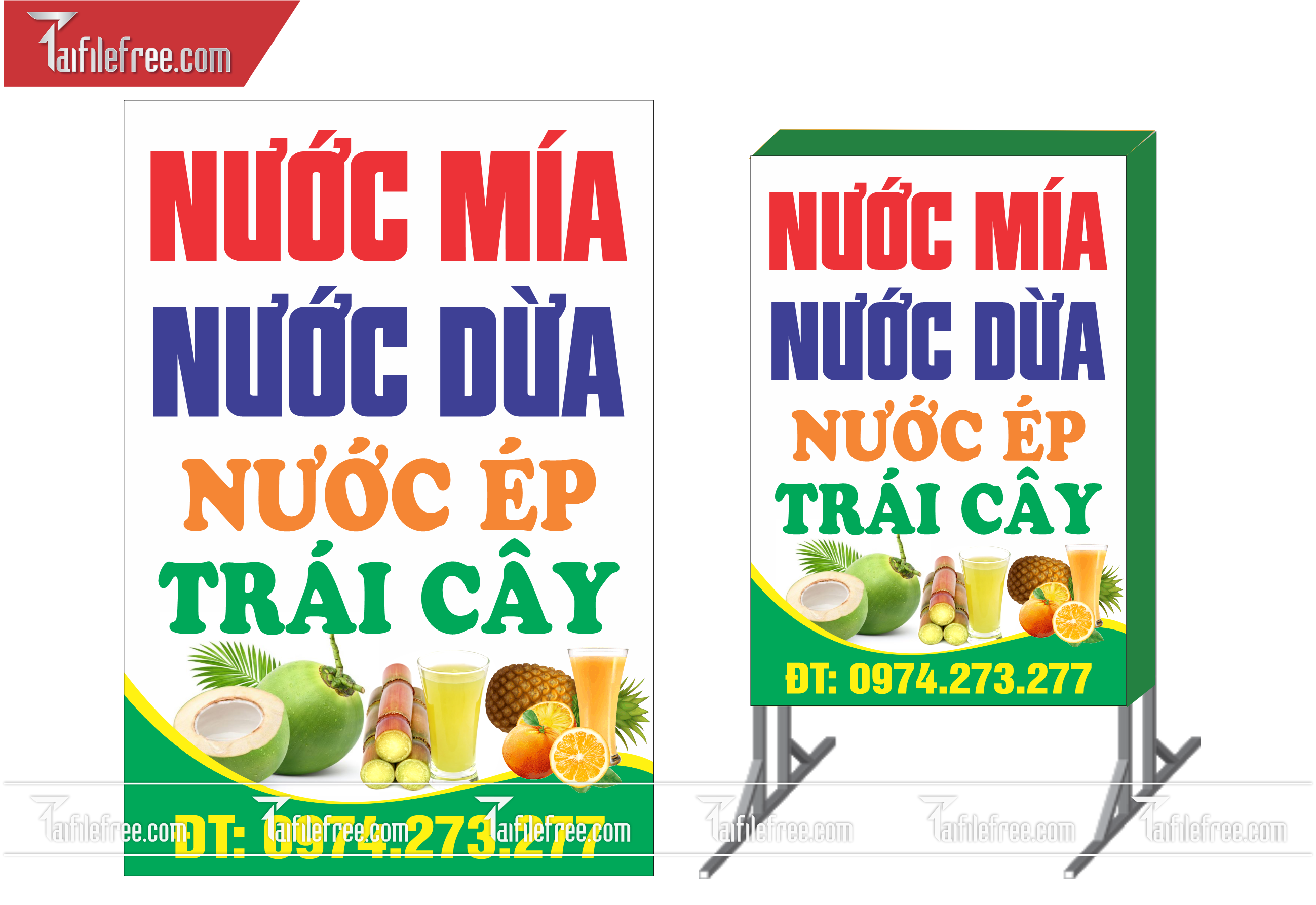 Biển Hiệu, Bảng Vẫy Hộp Đèn Quán Nước _BH166