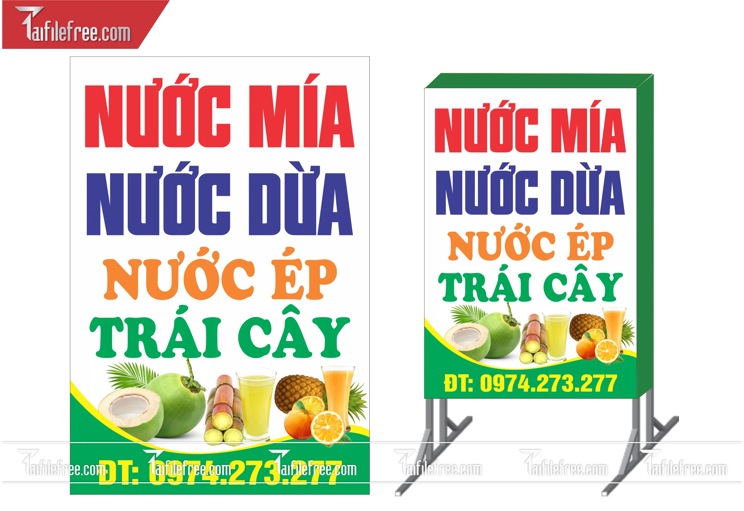 Biển Hiệu, Bảng Vẫy Hộp Đèn Quán Nước _BH166