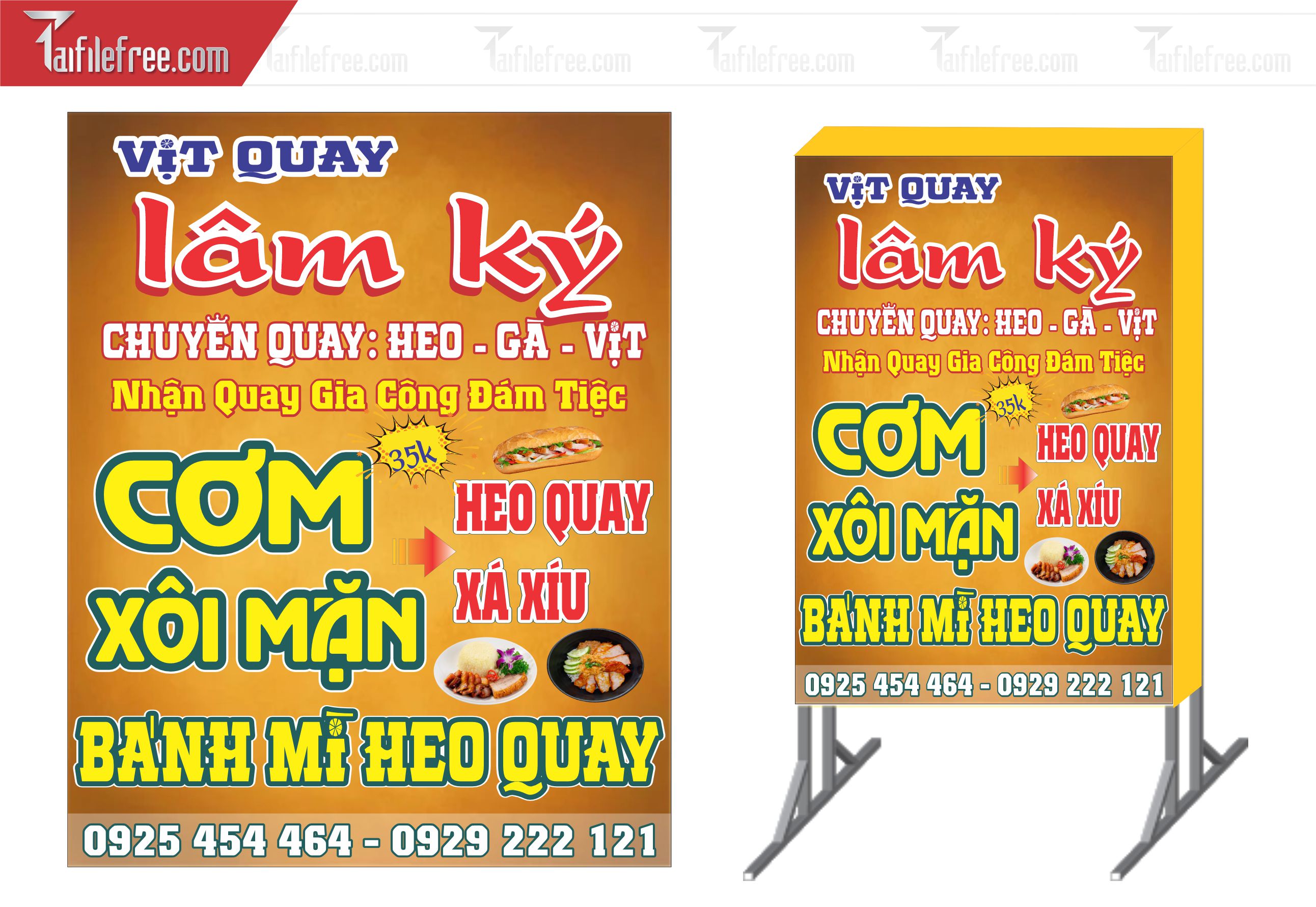 Biển Hiệu, Bảng Vẫy Hộp Đèn Quán Cơm_BH174