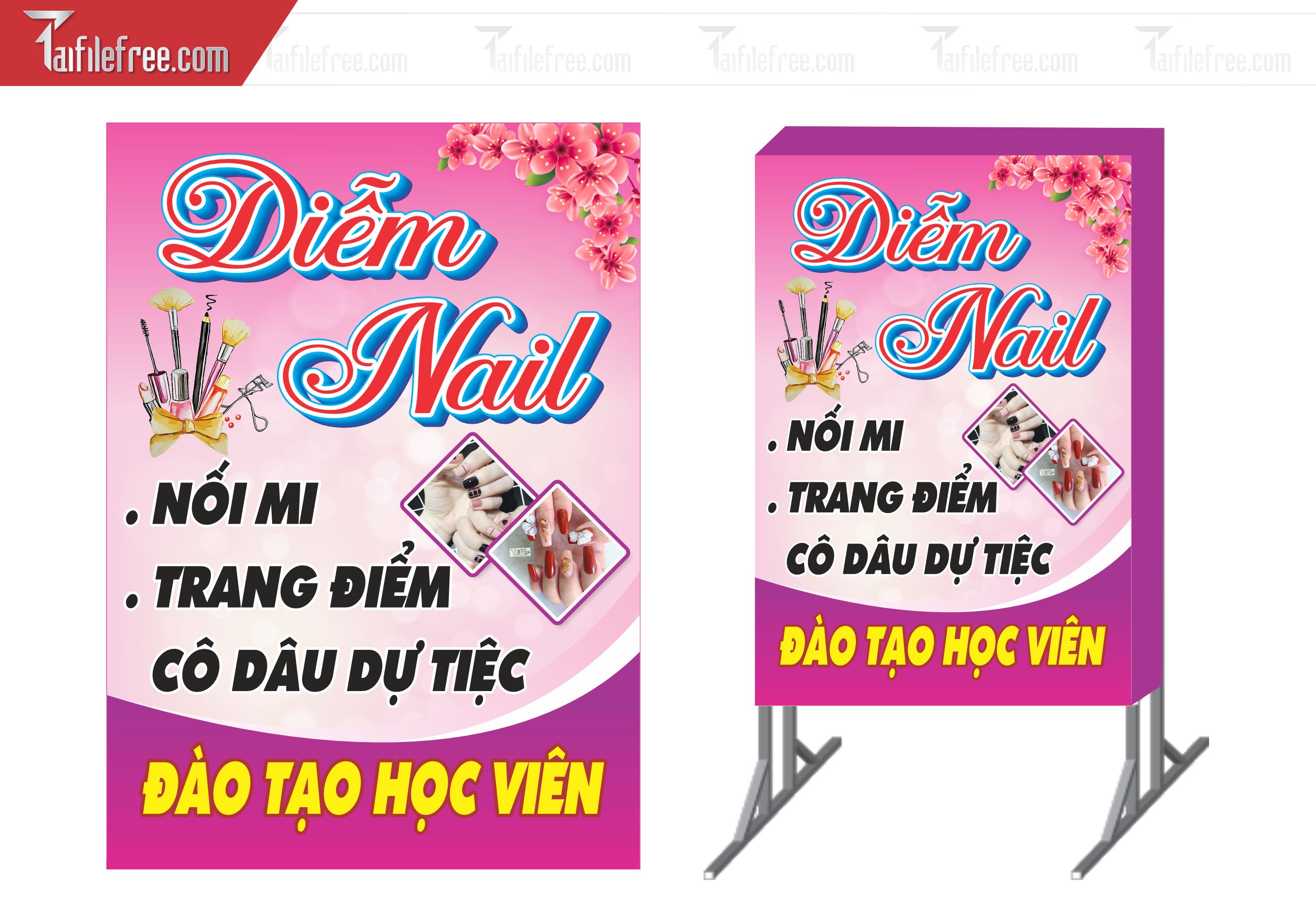 Biển Hiệu, Bảng Vẫy Hộp Đèn Trang Điểm_BH182