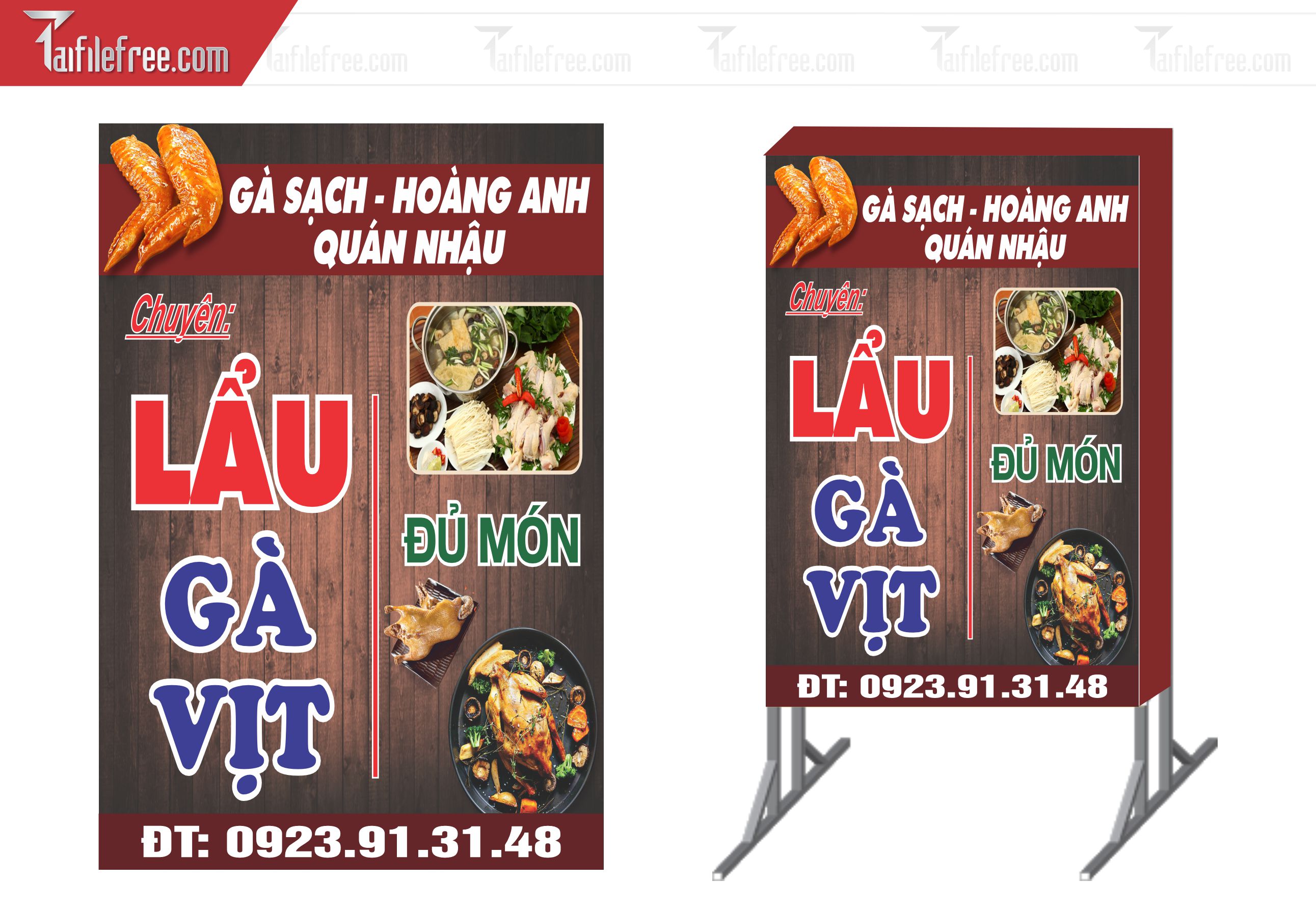 Biển Hiệu, Bảng Vẫy Hộp Đèn Quán Lẩu_BH189