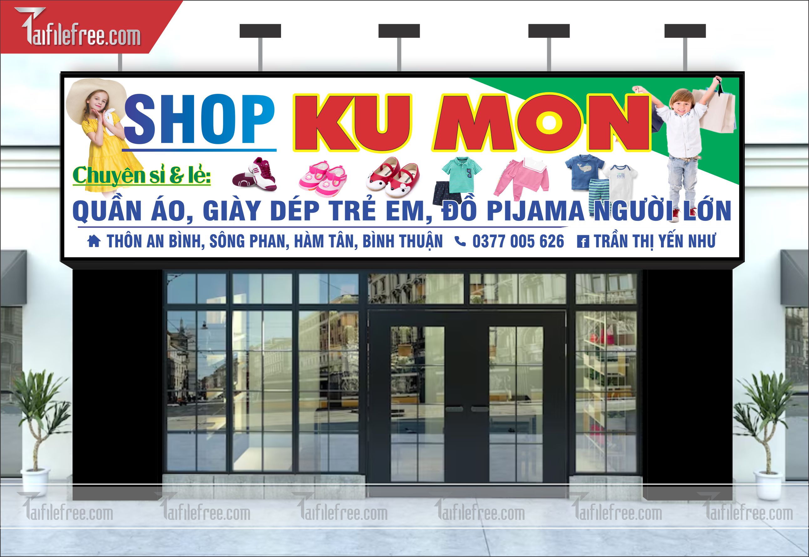 Biển Bảng Quảng Cáo Cửa Hàng Thời Trang_BH27