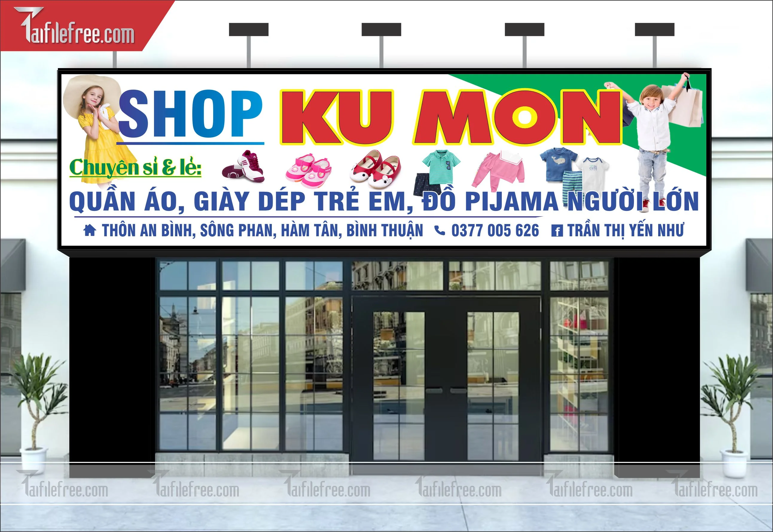 Biển Bảng Quảng Cáo Cửa Hàng Thời Trang_BH27