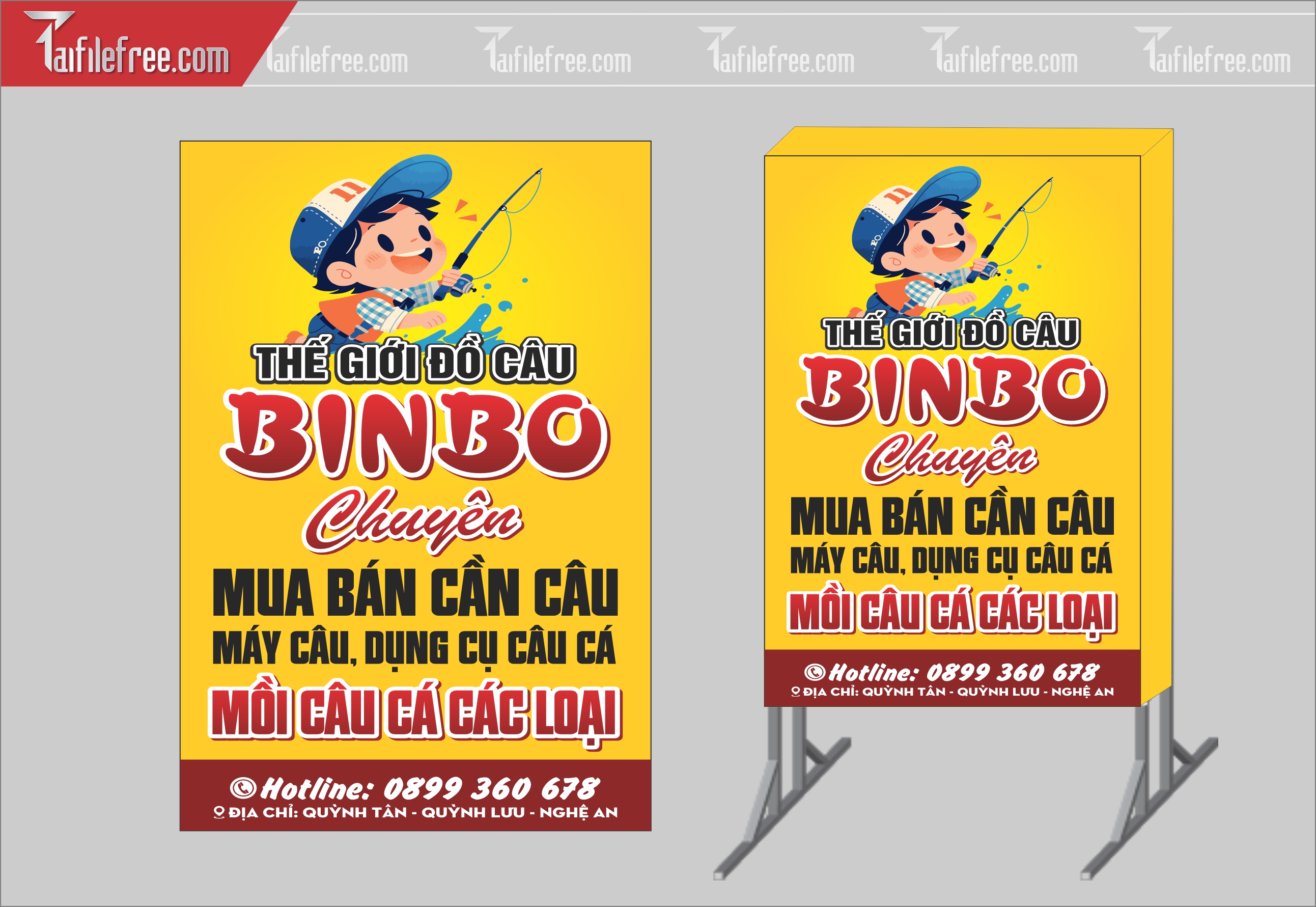 Biển Hiệu, Bảng Vẫy Hộp Đèn Phụ Phụ Kiện Câu Cá_BH275