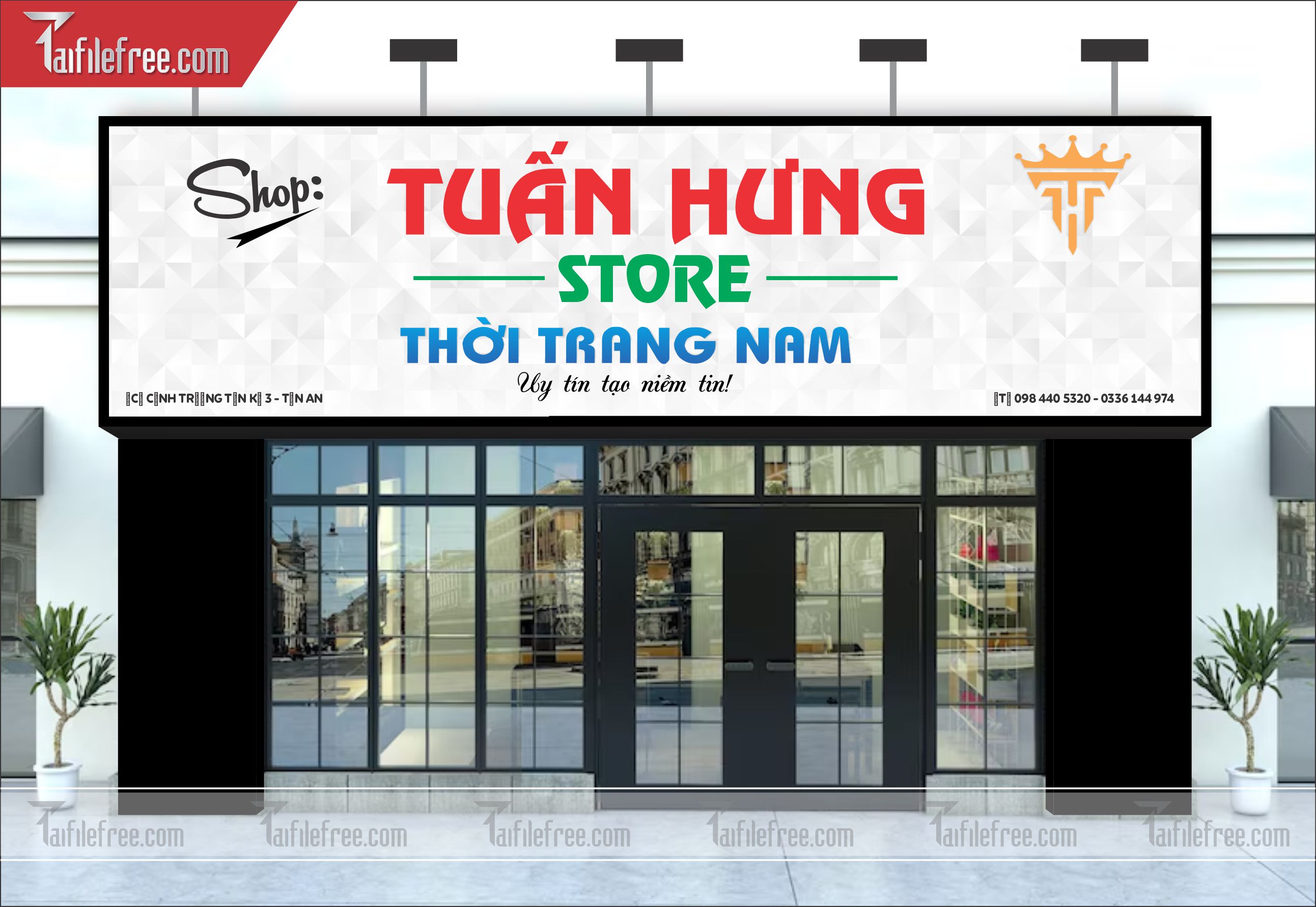 Biển Bảng Quảng Cáo Cửa Hàng Thời Trang_BH28