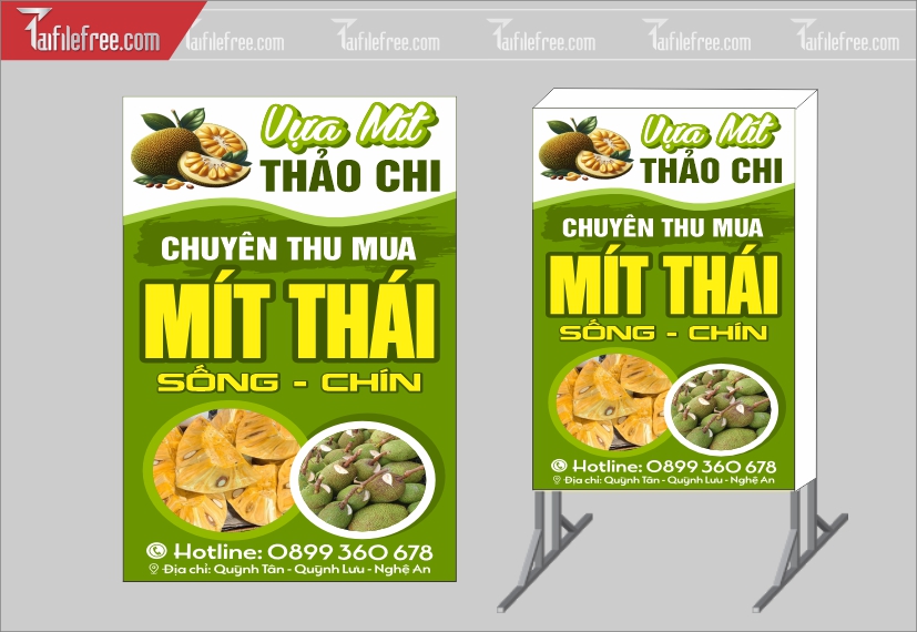 Biển Hiệu, Bảng Vẫy Hộp Đèn Mít Thái_BH287