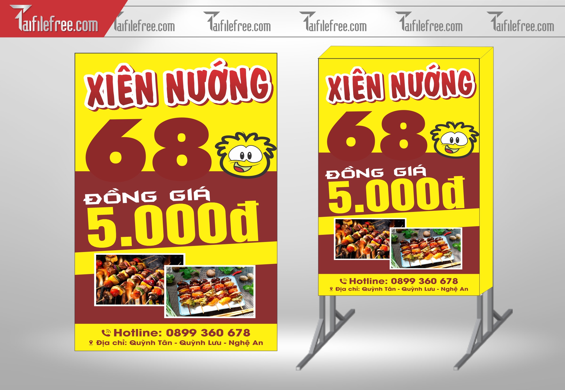 Biển Hiệu, Bảng Vẫy Hộp Đèn Đồ Nướng_BH295