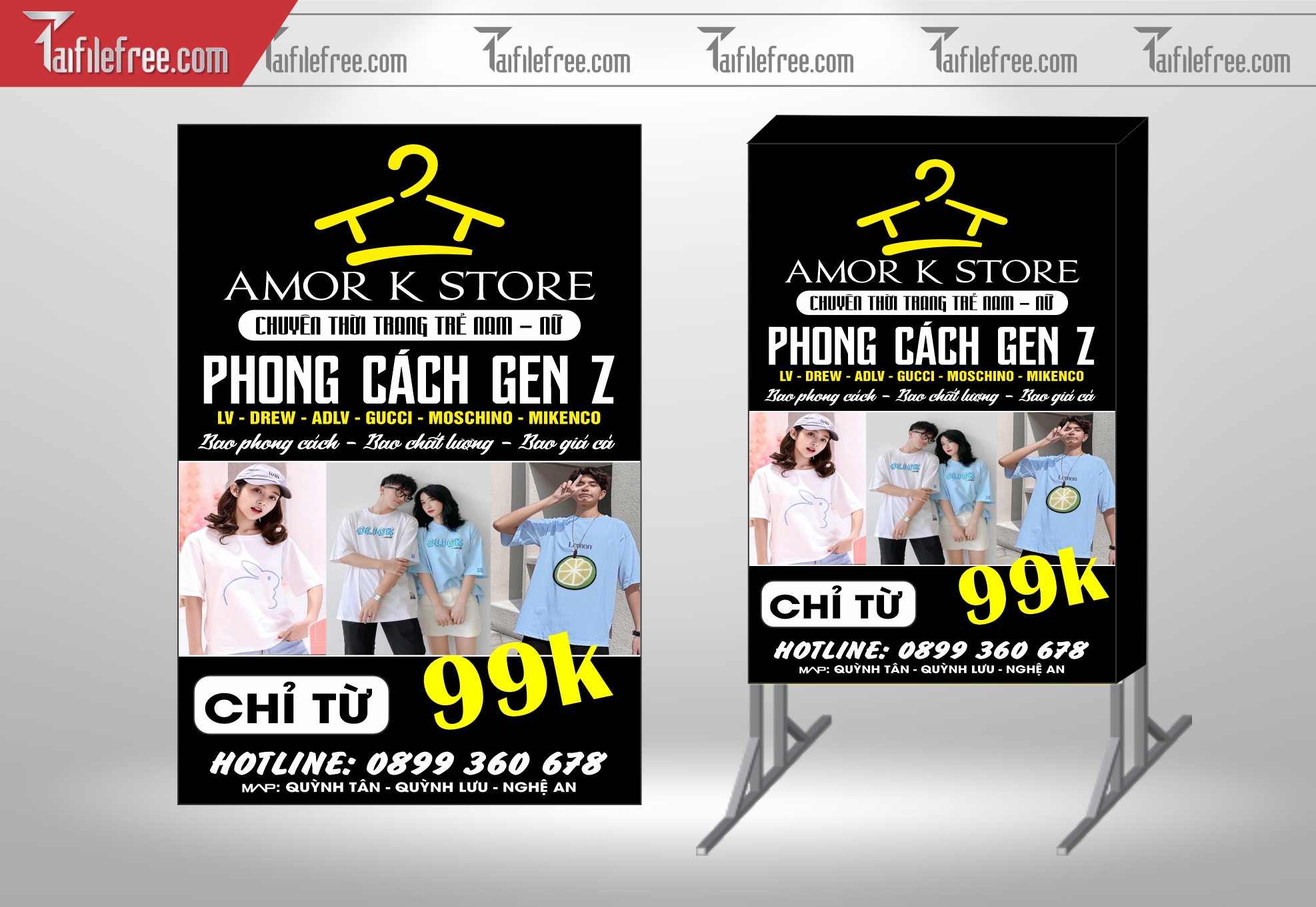 Biển Hiệu, Bảng Vẫy Hộp Đèn Thời Trang_BH311