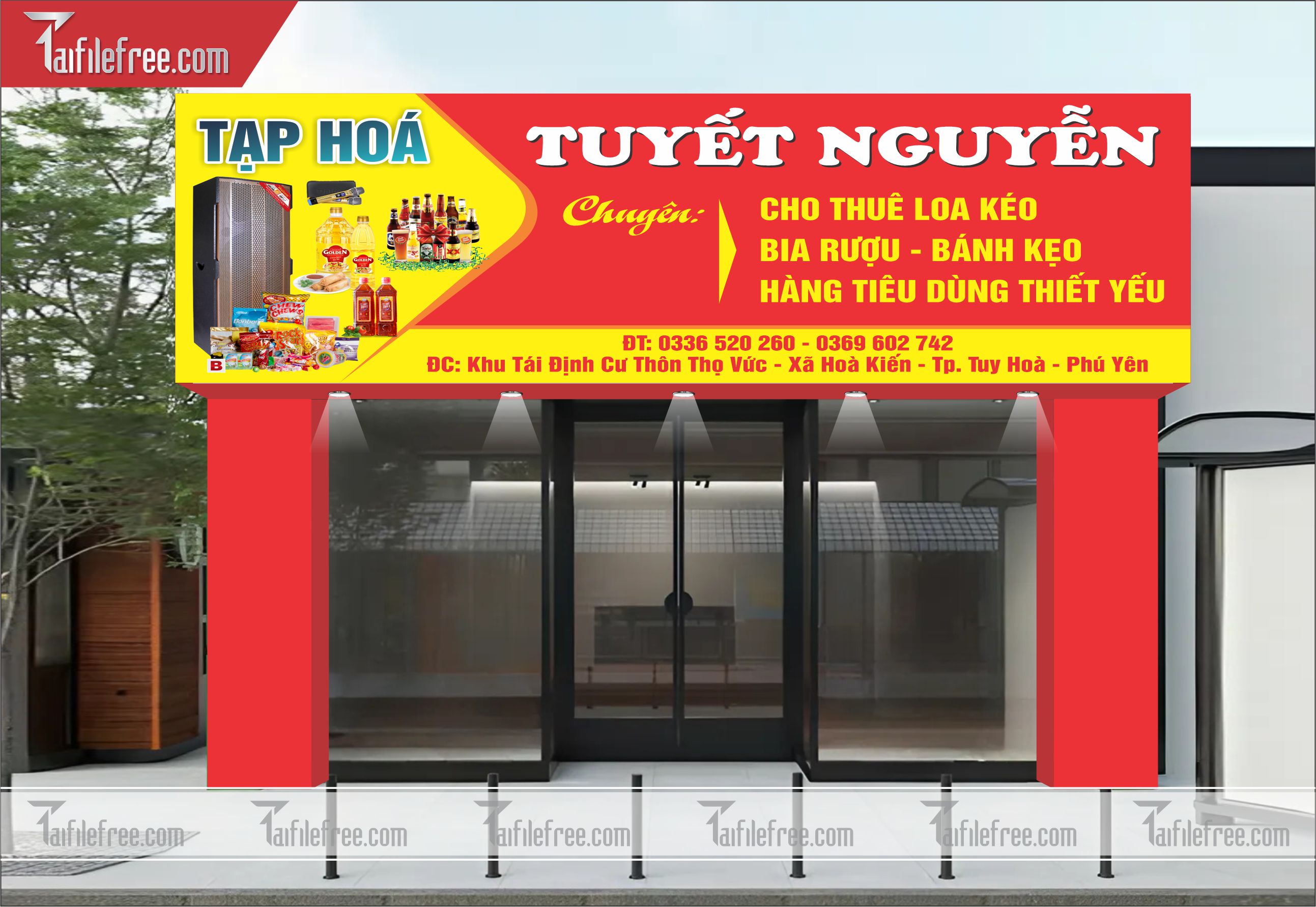 Biển Quảng Cáo, Bảng Hiệu Tạp Hóa_BH328