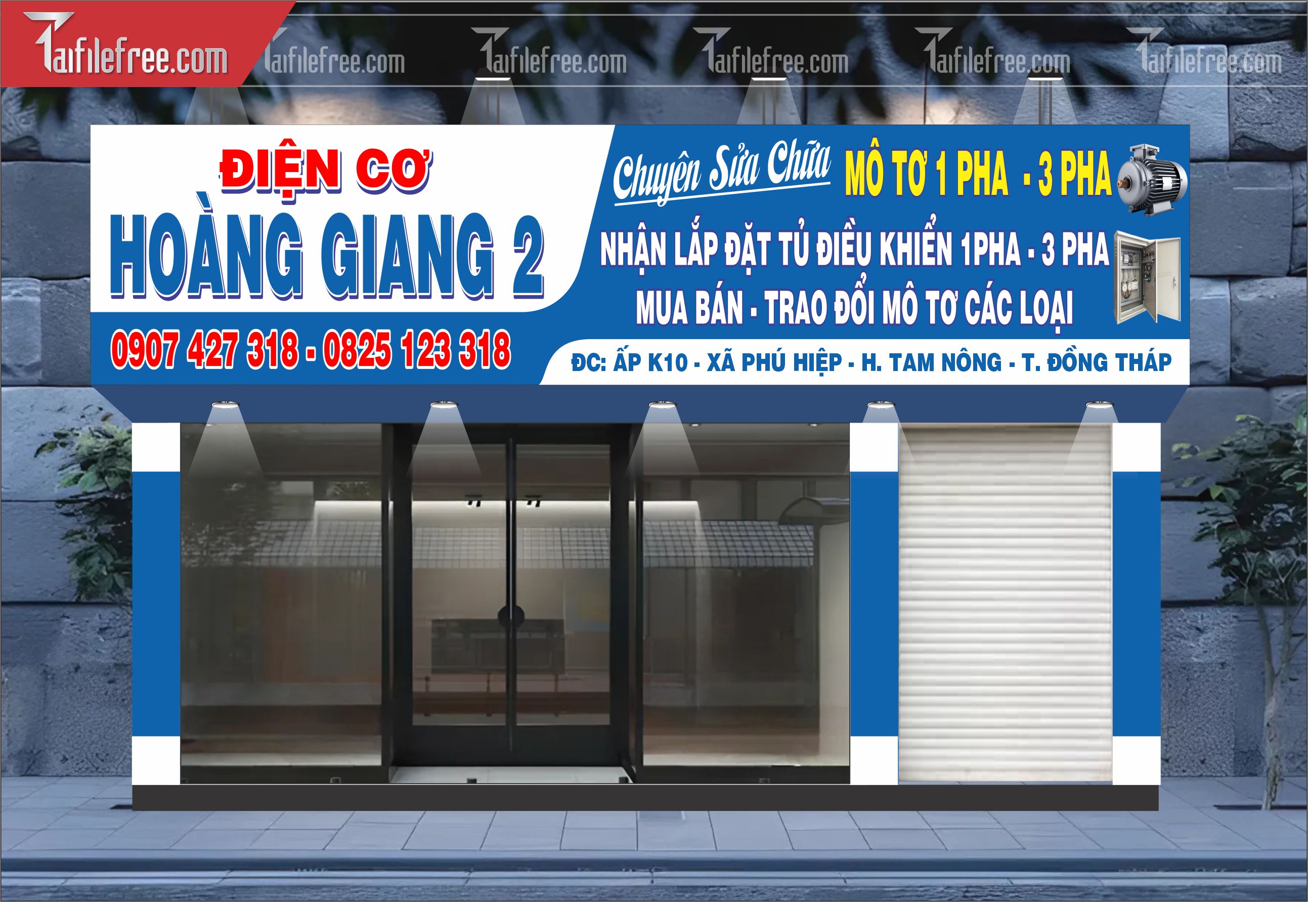 Biển Quảng Cáo, Bảng Hiệu Điện Cơ_BH335