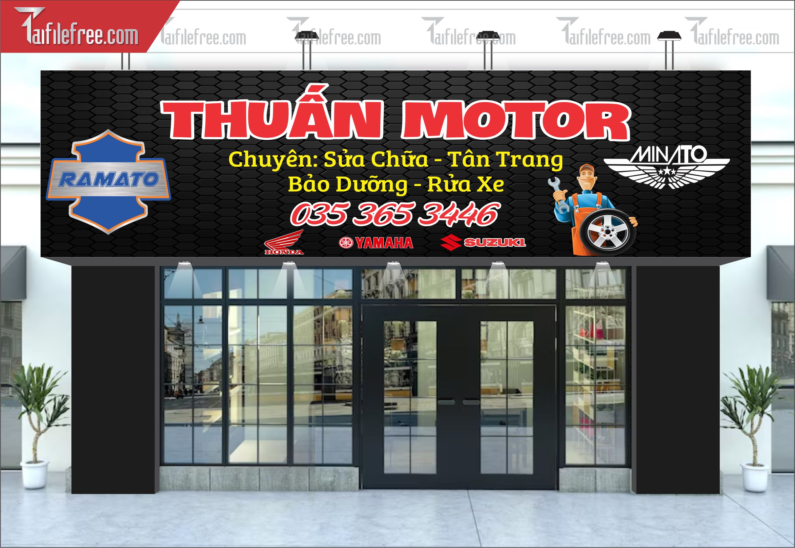 Biển Quảng Cáo, Bảng Hiệu Motor_BH342