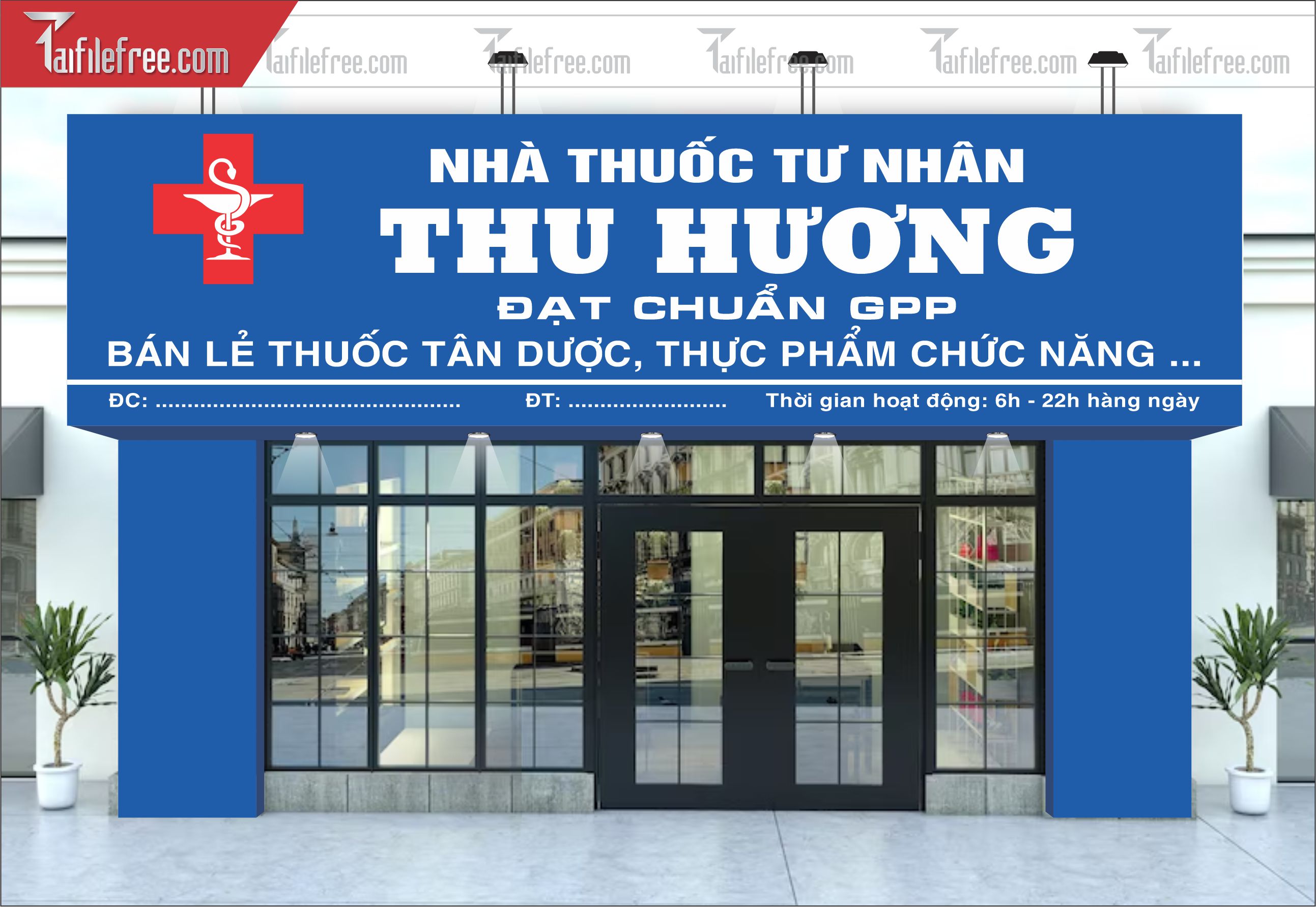 Biển Quảng Cáo, Bảng Hiệu Nhà Thuốc_BH344