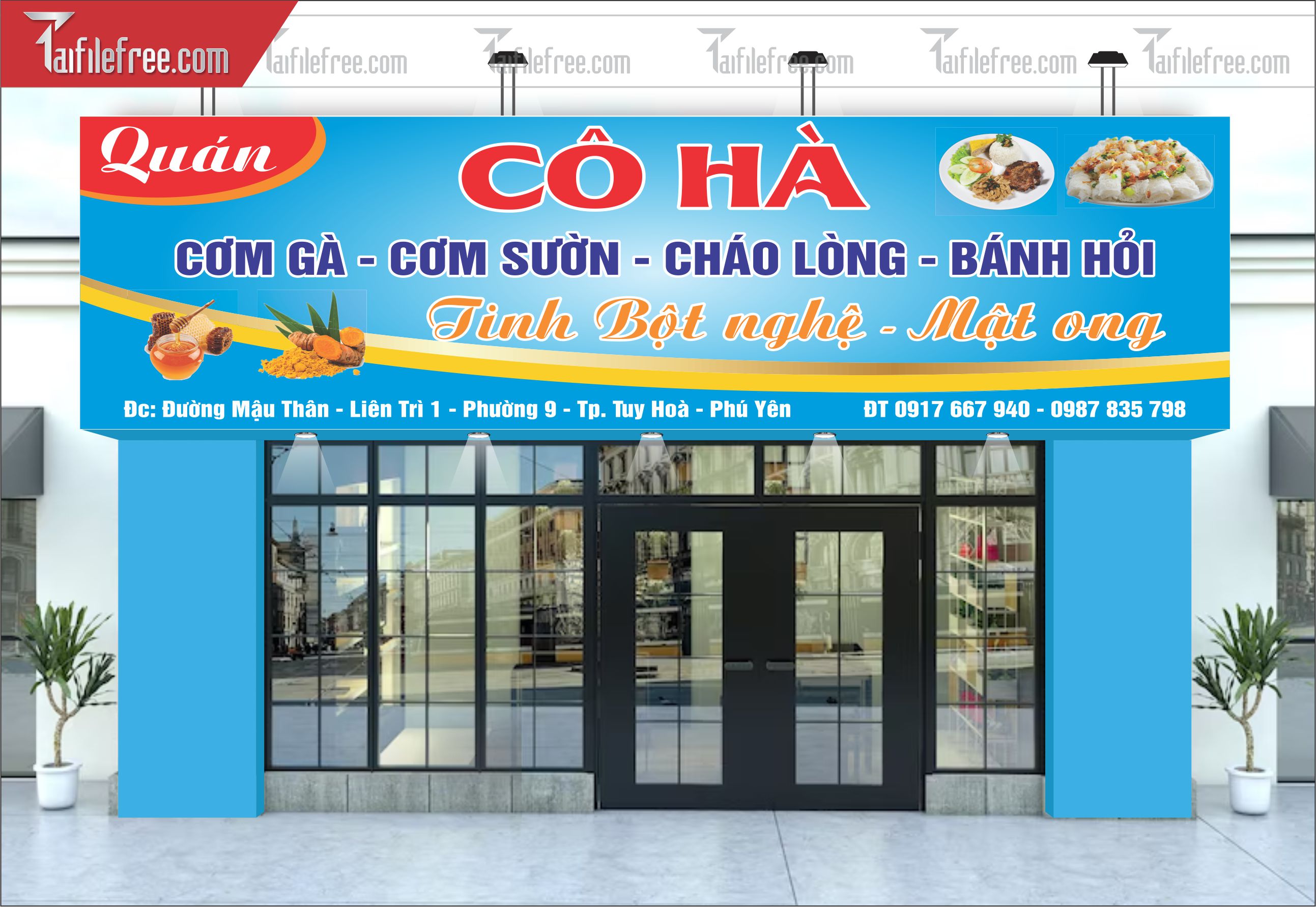 Biển Quảng Cáo, Bảng Hiệu Quán Cơm_BH352
