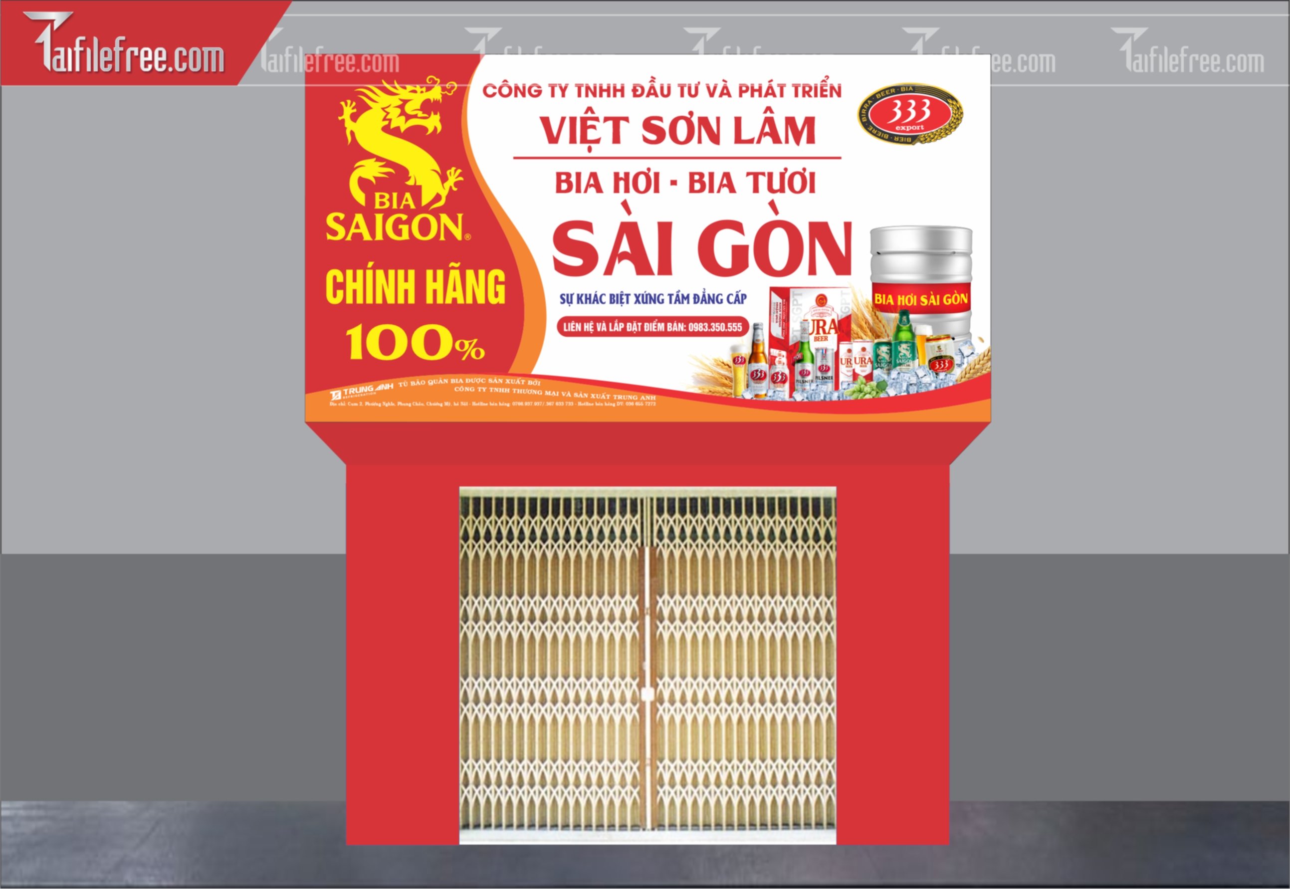 Biển Quảng Cáo, Bảng Hiệu Bia Sài Gòn_BH420
