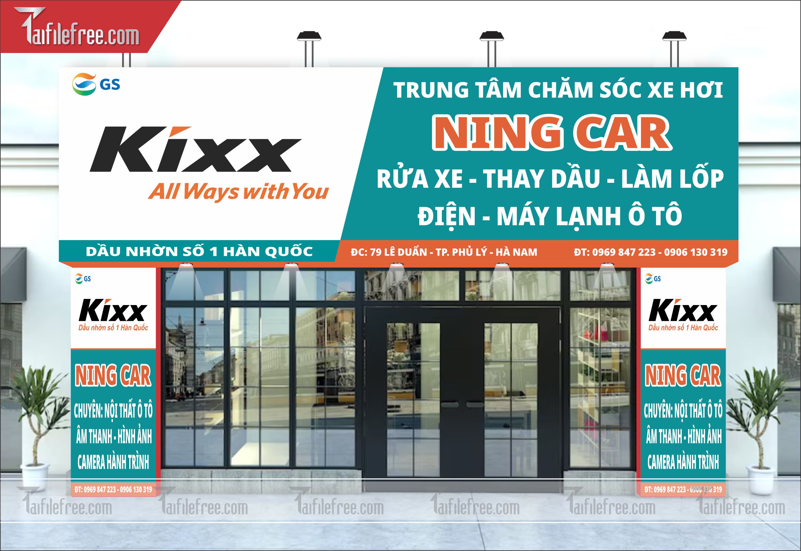 Biển Hiệu, Bảng Quảng Cáo Trung Tâm Chăm Sóc Xe Hơi_BH63