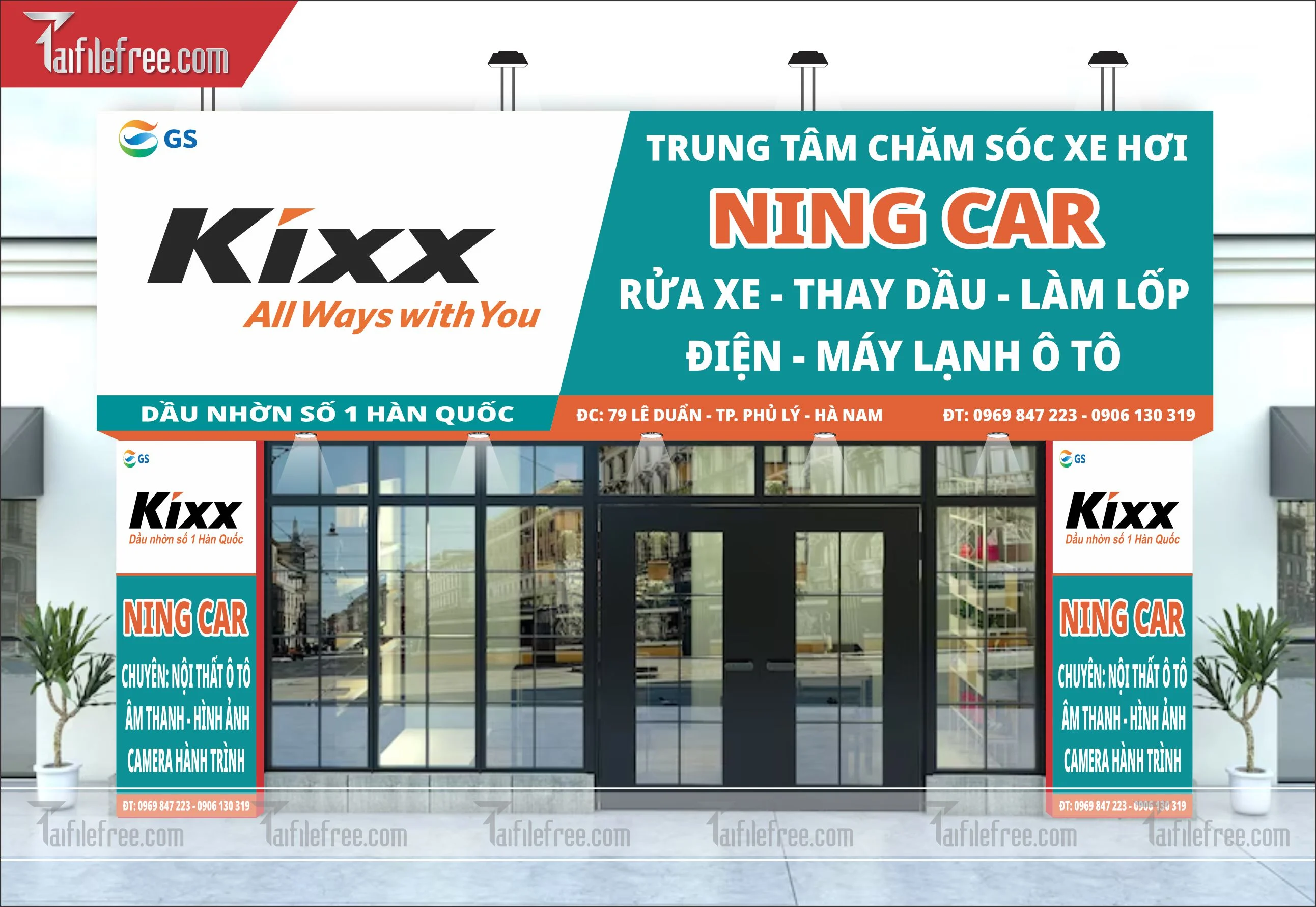 Biển Hiệu, Bảng Quảng Cáo Trung Tâm Chăm Sóc Xe Hơi_BH63