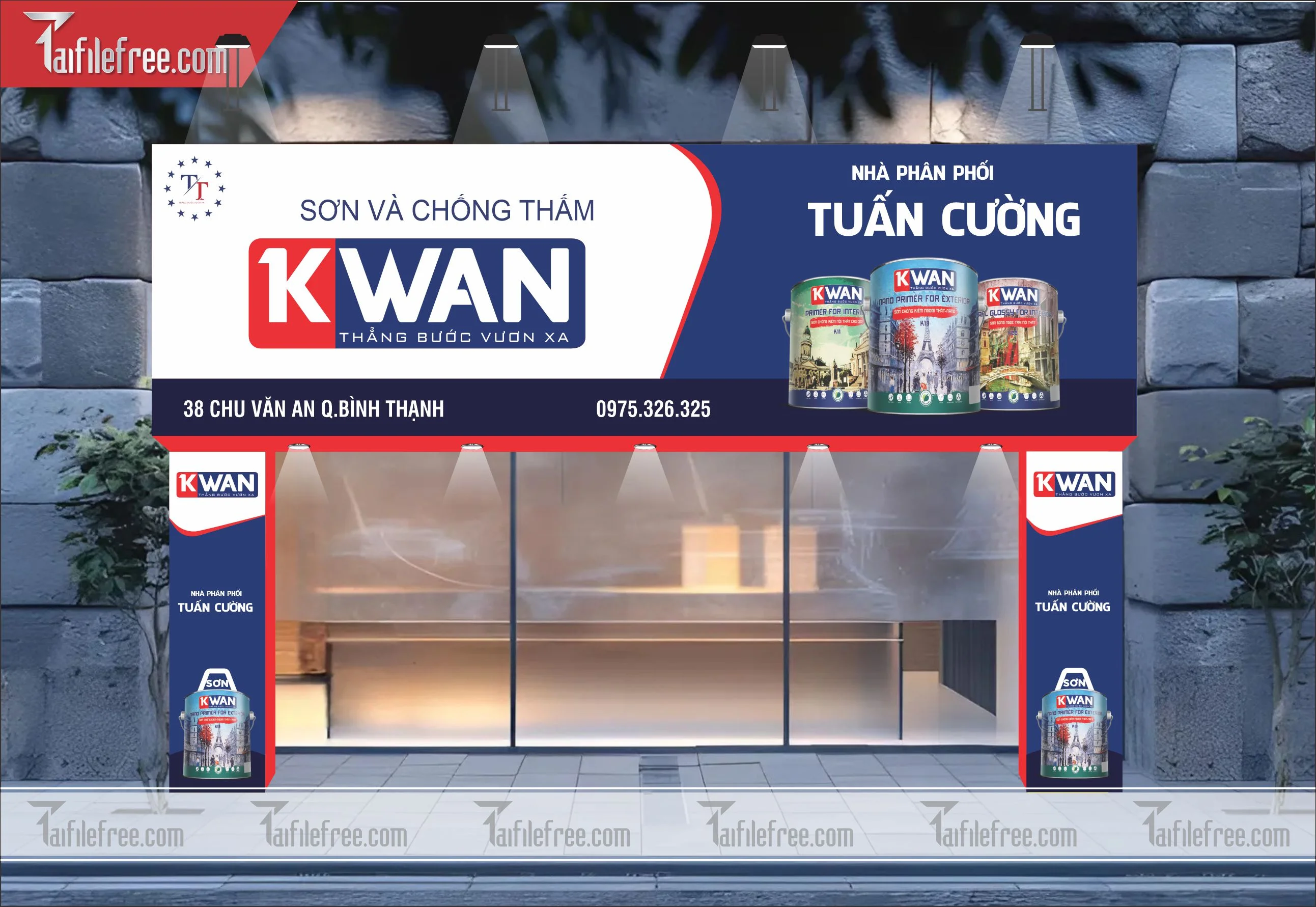 Biển Hiệu, Bảng Quảng Cáo Sơn Chống Thấm_BH79