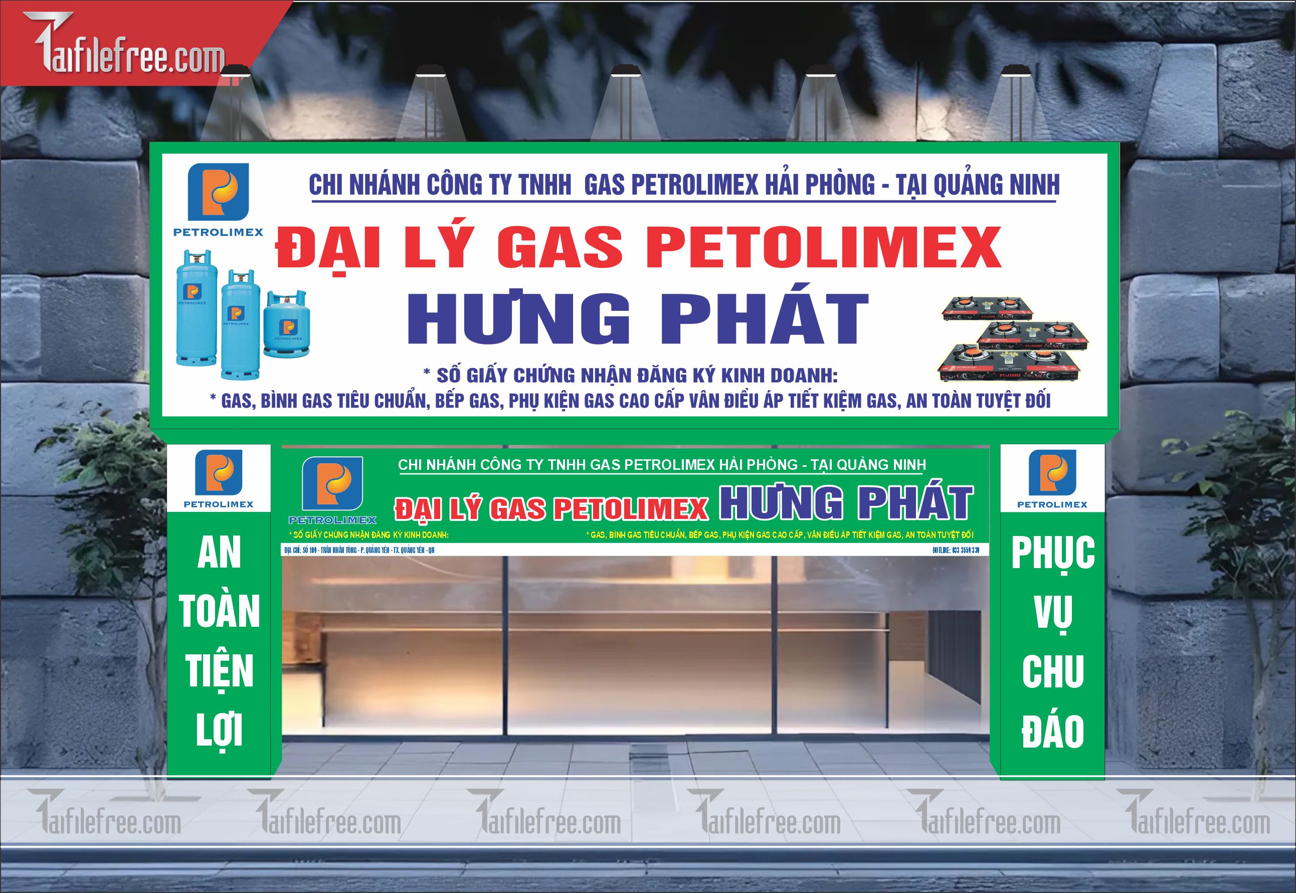 Biển Hiệu, Bảng Quảng Cáo Đại Lý Gas_BH83