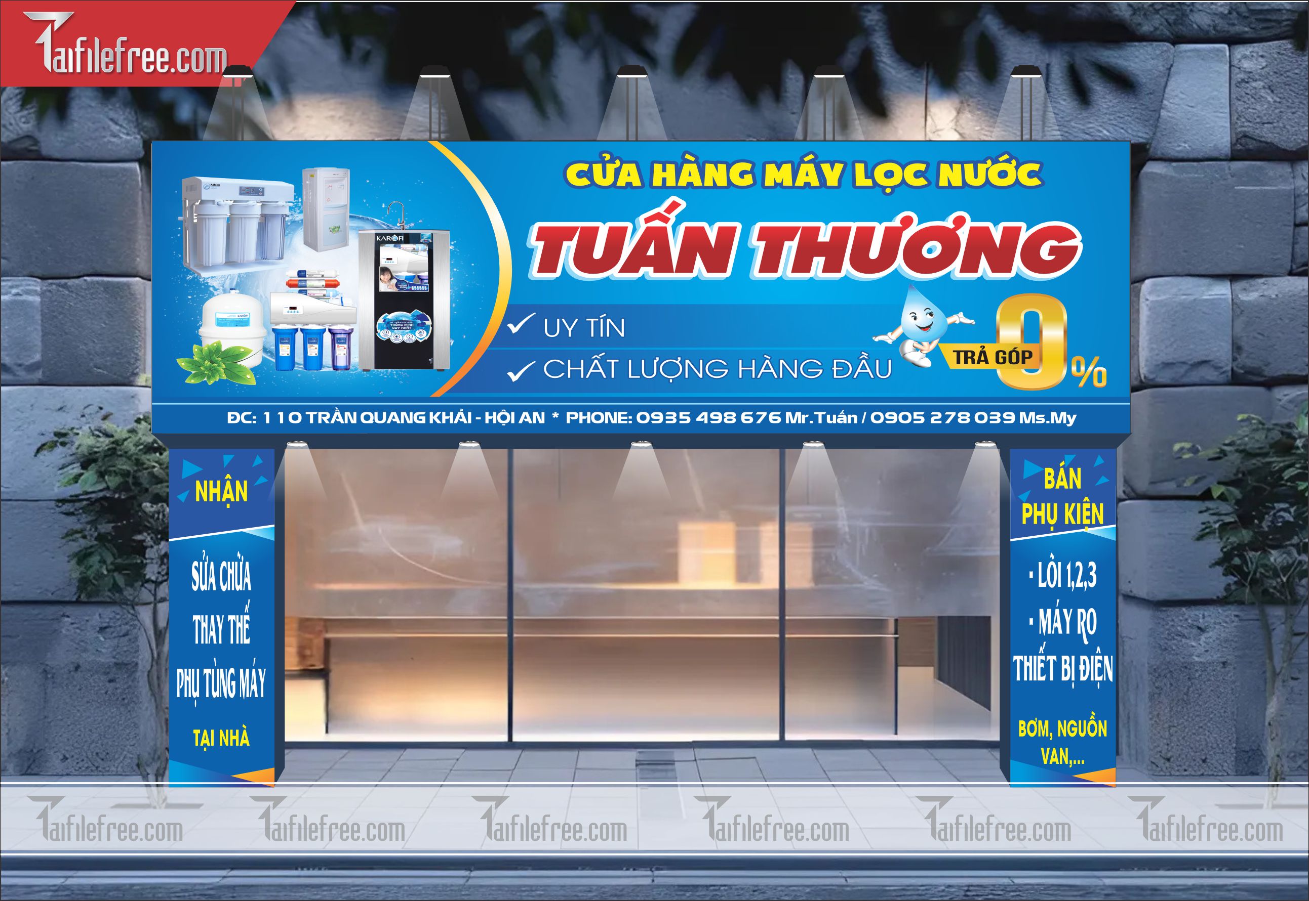 Biển Hiệu, Bảng Quảng Cửa Hàng Máy Lọc Nước_BH84