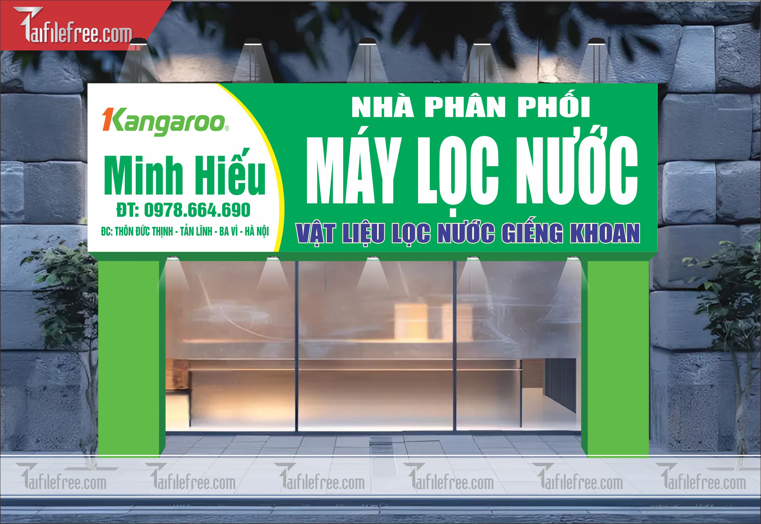 Biển Hiệu, Bảng Quảng Cửa Hàng Máy Lọc Nước_BH87