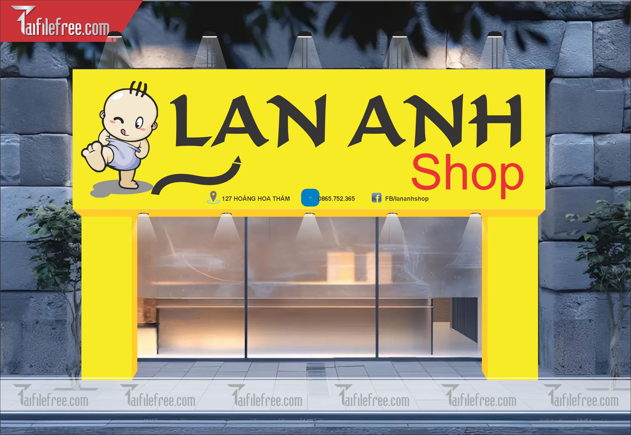 Biển Hiệu, Bảng Quảng Cửa Hàng Thời Trang Bé_BH88