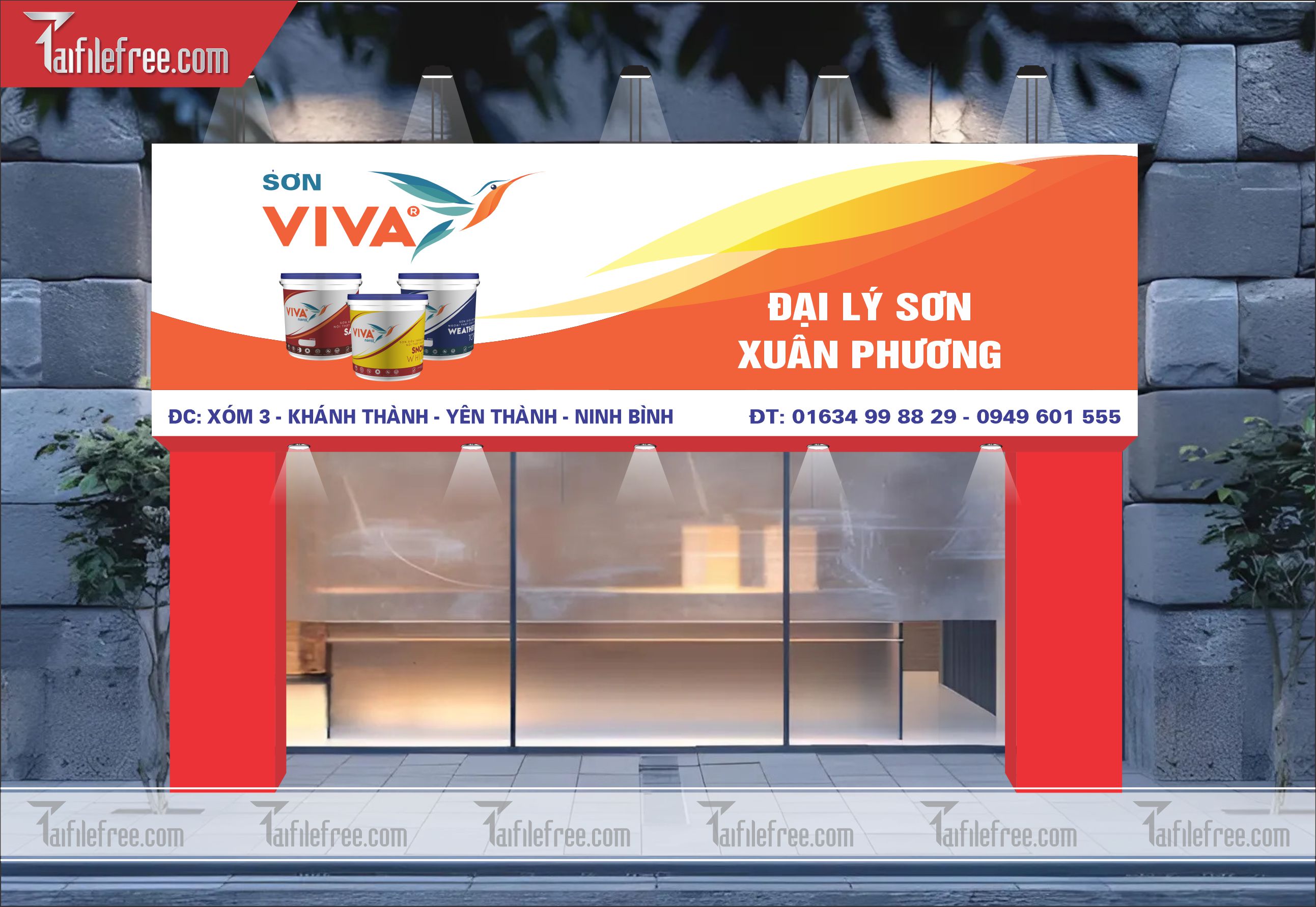 Biển Hiệu, Bảng Quảng Đại Lý Sơn_BH92