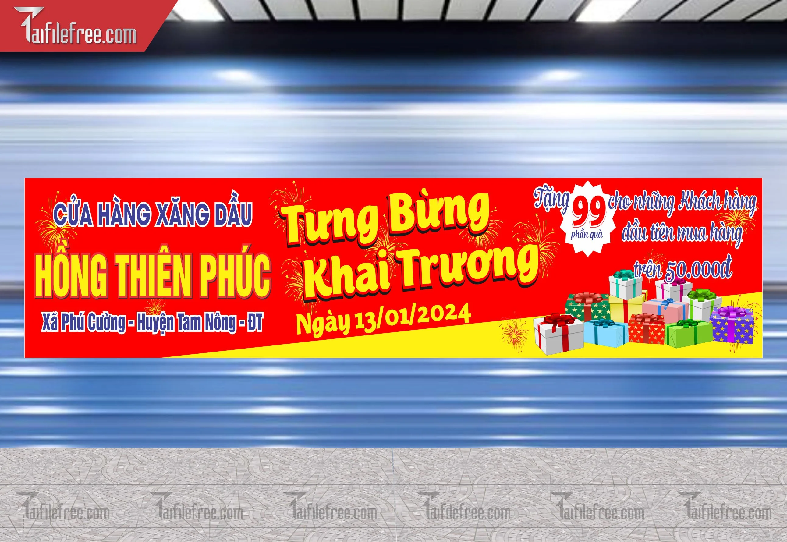 Banner Băng Rôn Khai Trương Đẹp, Thu Hút_BR03
