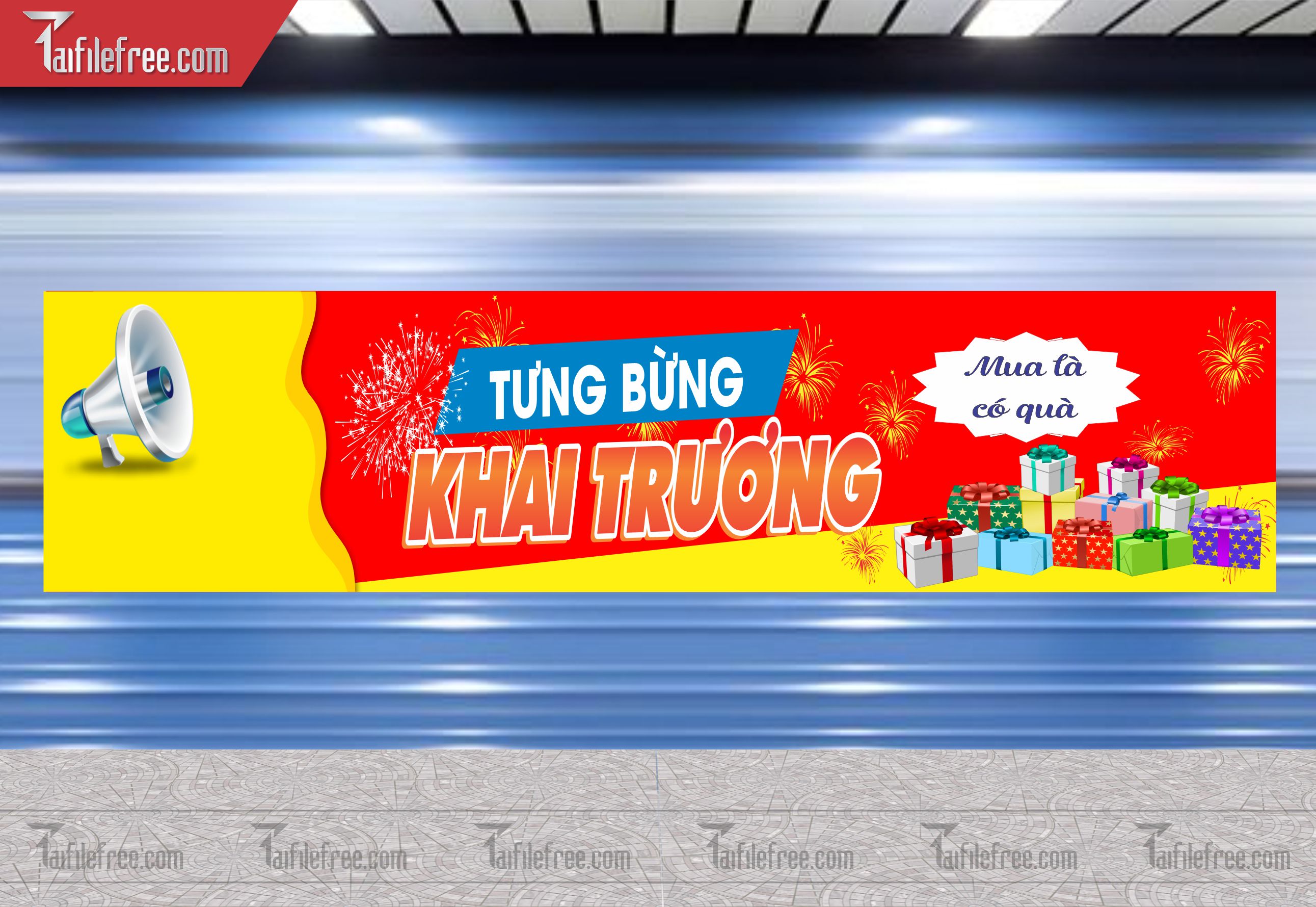 Banner Băng Rôn Khai Trương Đẹp, Thu Hút_BR08