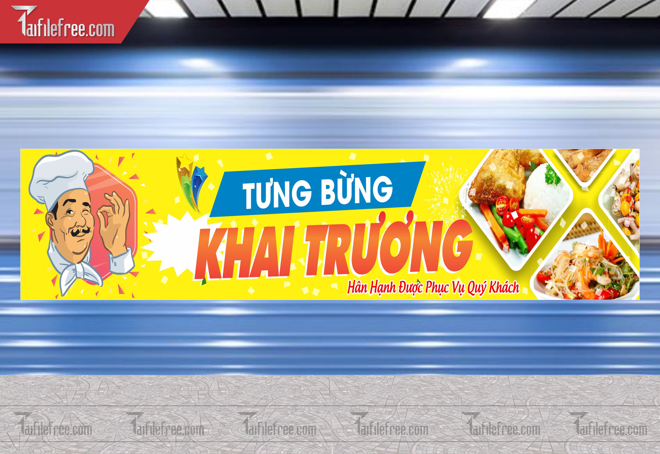 Banner Băng Rôn Khai Trương Đẹp, Thu Hút_BR09
