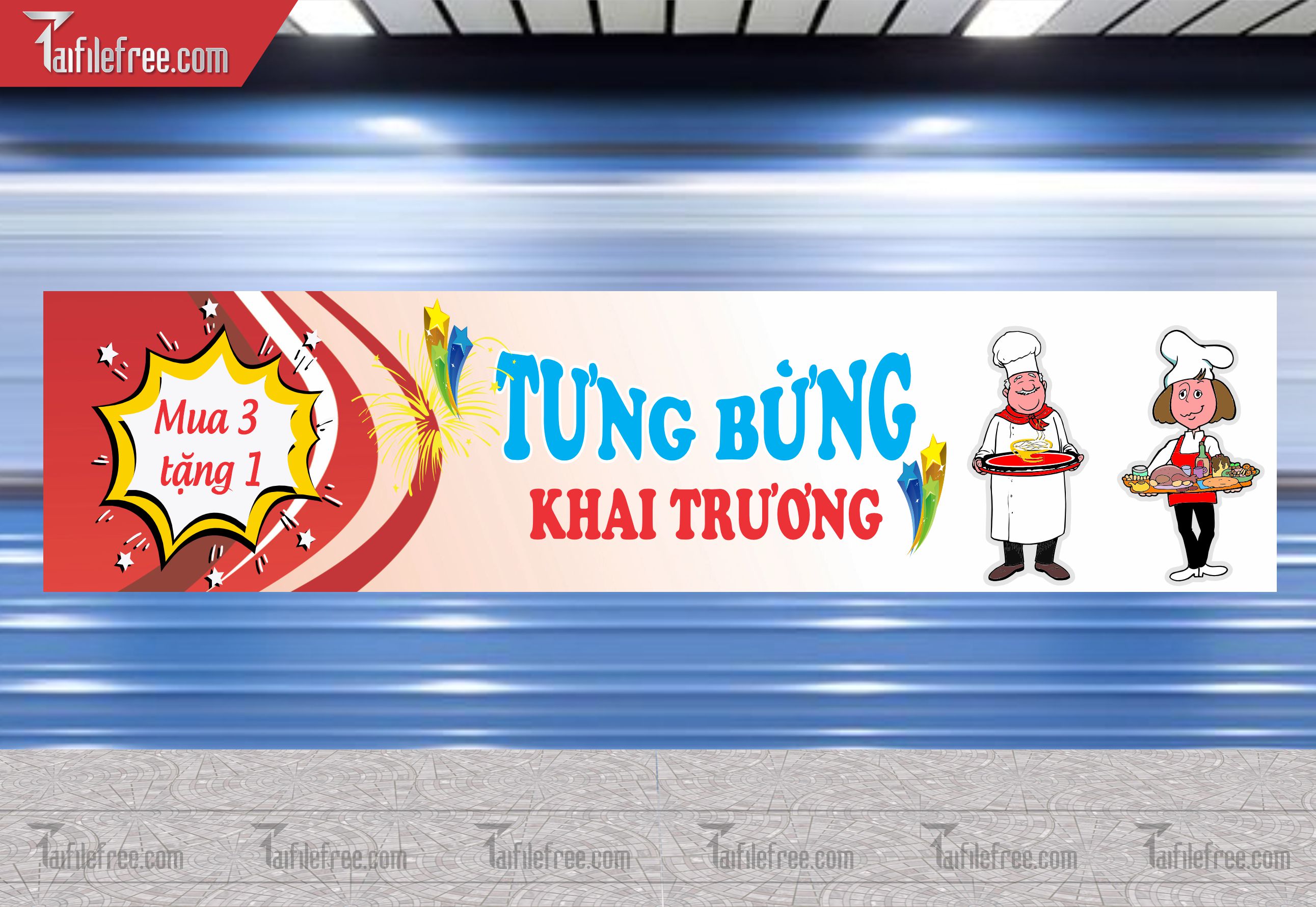 Banner Băng Rôn Khai Trương Đẹp, Thu Hút_BR10