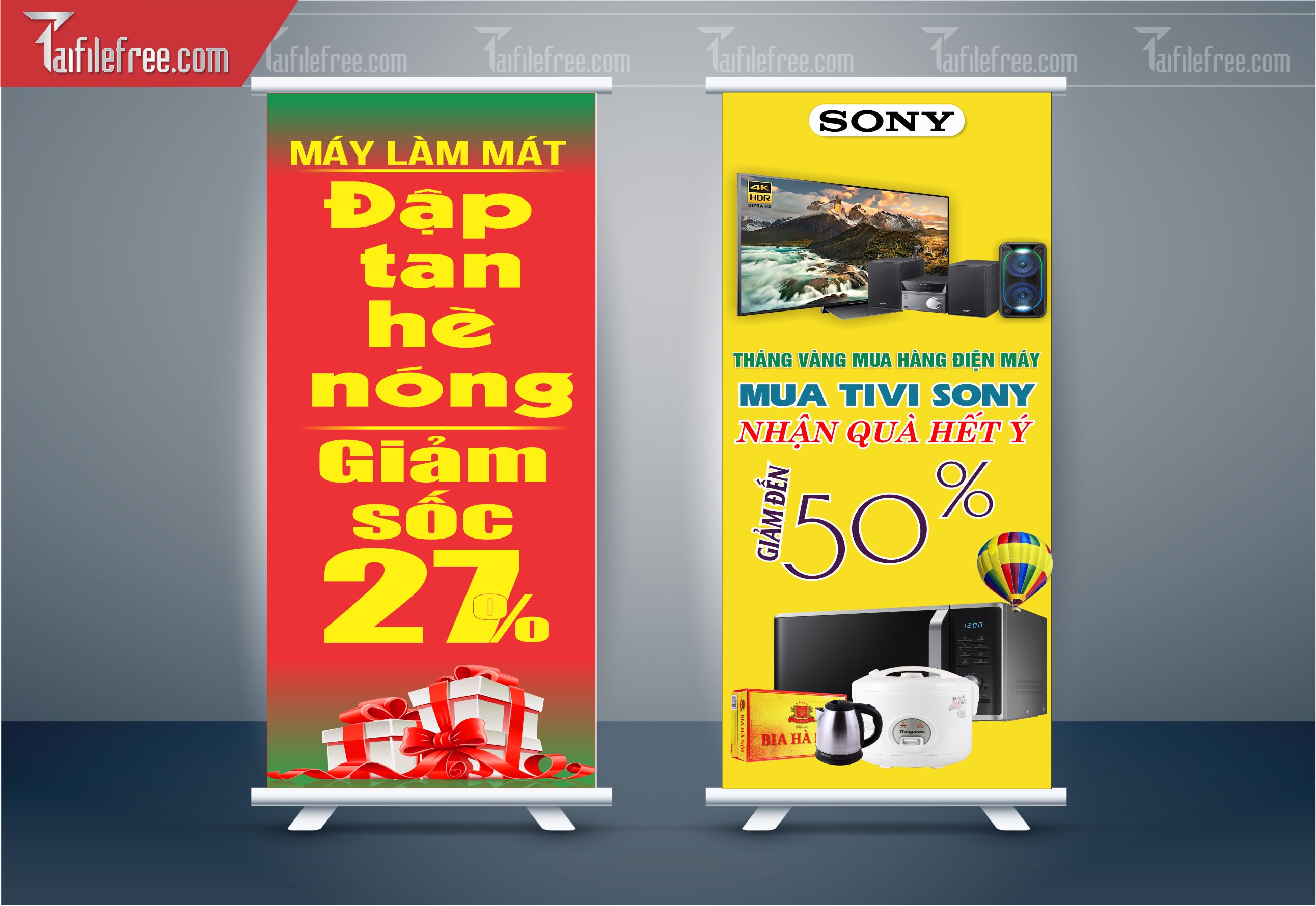 File Thiết Kế Standee Điện Máy Khuyến Mãi Gia Dụng_BR107