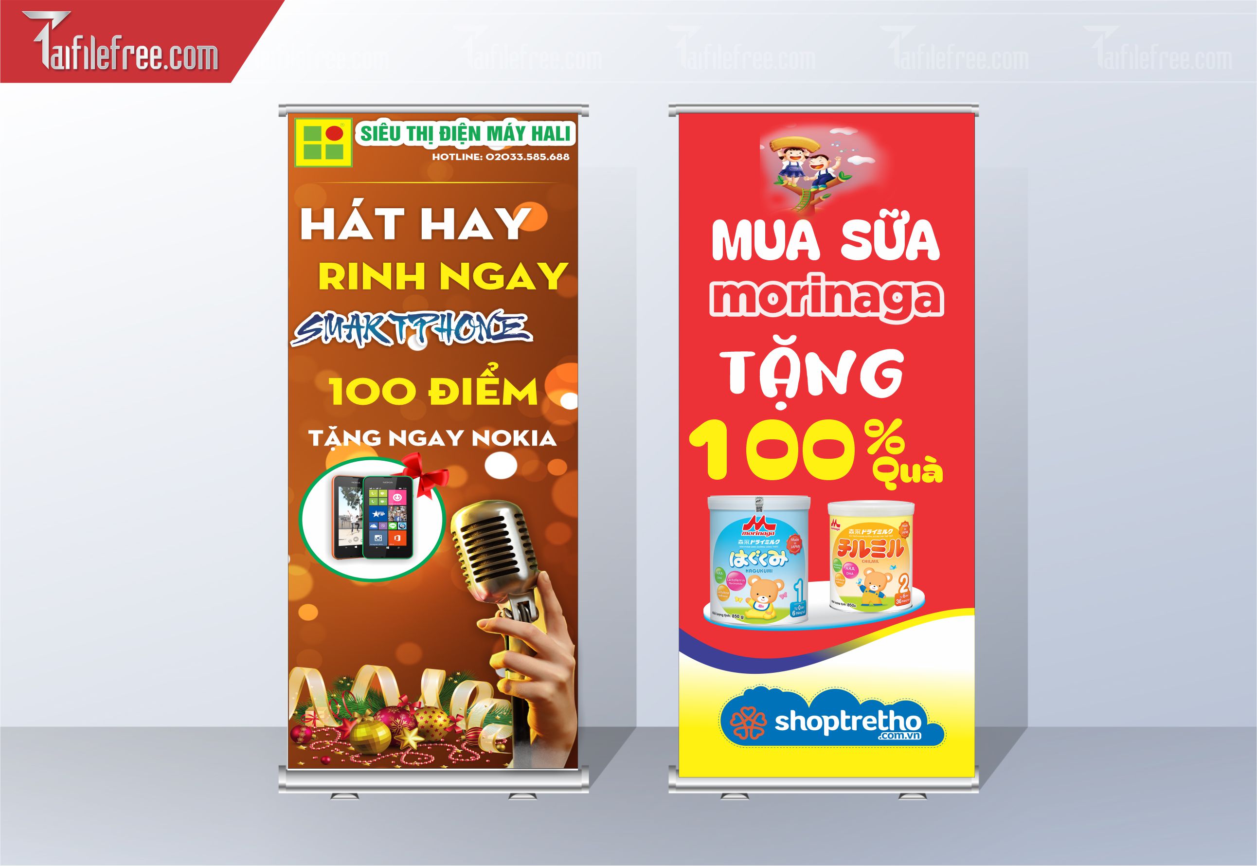 File Thiết Kế Standee Ẩm Thực, Standee Sữa_BR112